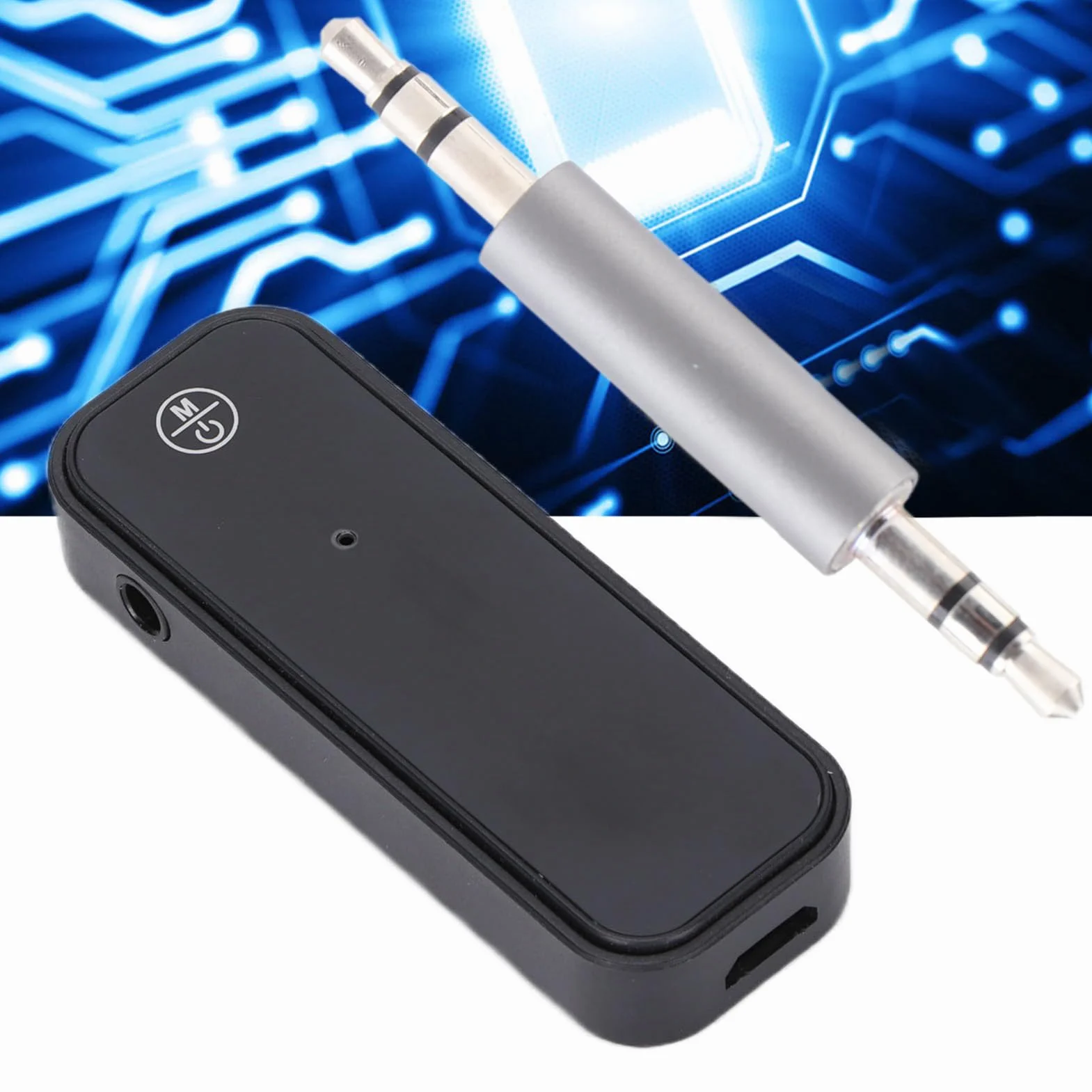 Przenośny Bezprzewodowy Adapter Bluetooth 5.0 2 w 1 C28 3.5mm Nadajnik-odbiornik AUX do Telewizora PC Samochodu