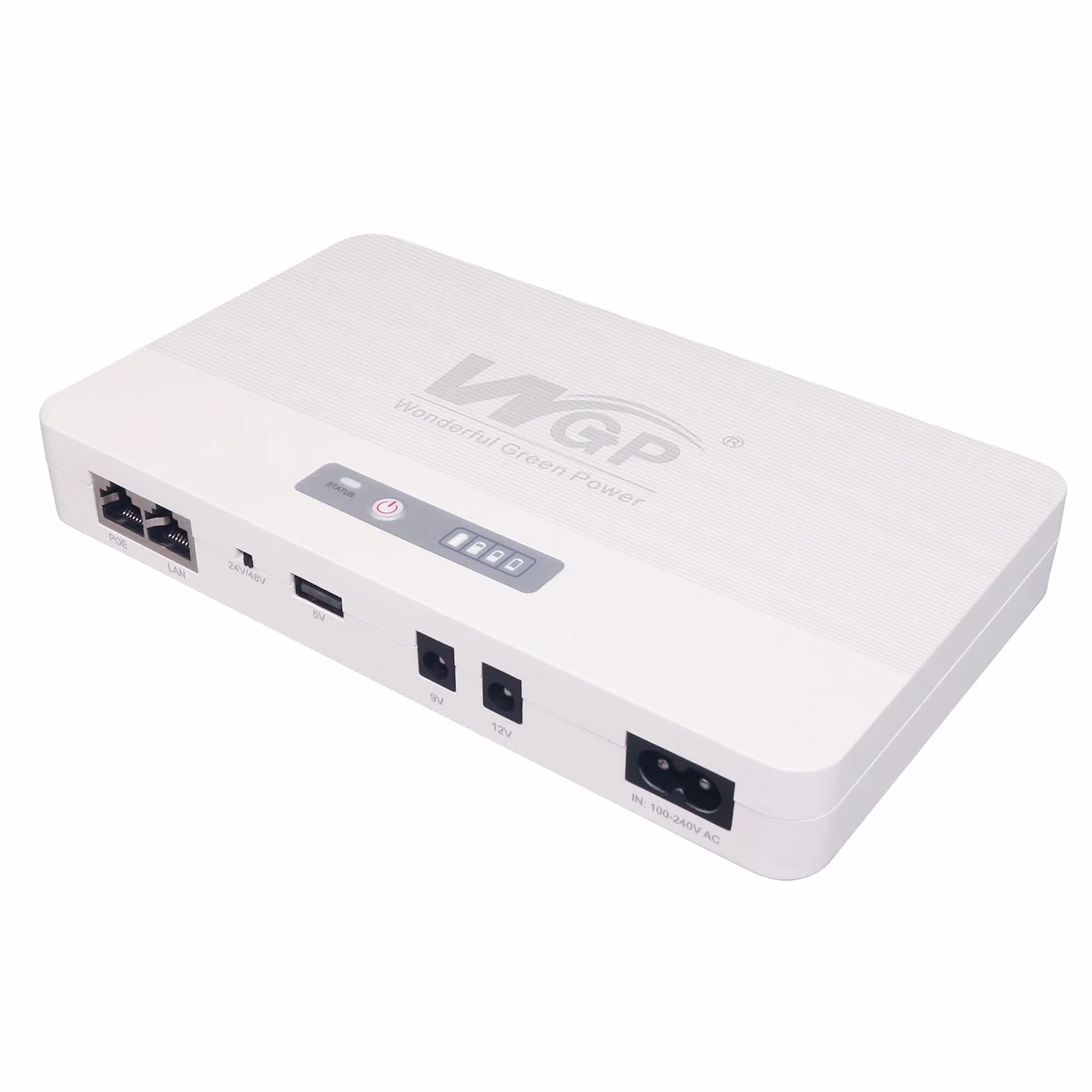 Zasilacz awaryjny Mini UPS 12V, 10400mah Zasilacze awaryjne bateria zapasowa ups bank mocy do routera kamery telefonu alarmowego, Back up Battery z Wyjście 5V USB 9V 12V DC 48V Gigabit POE