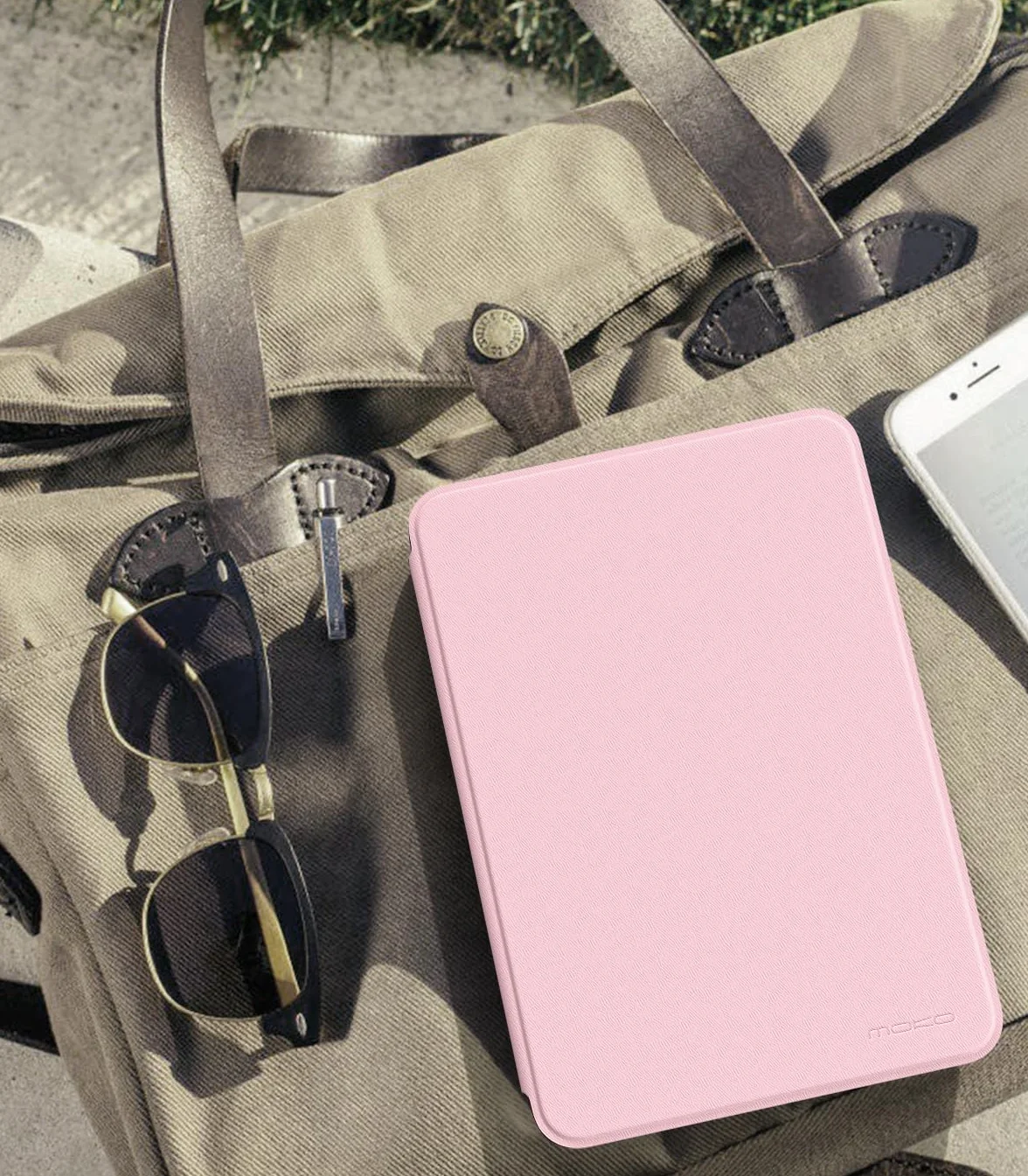 MoKo Case for Kindle 11th Generation 2024/2022 Release, Lightweight Shell Cover with Auto Wake/Sleep, Pink