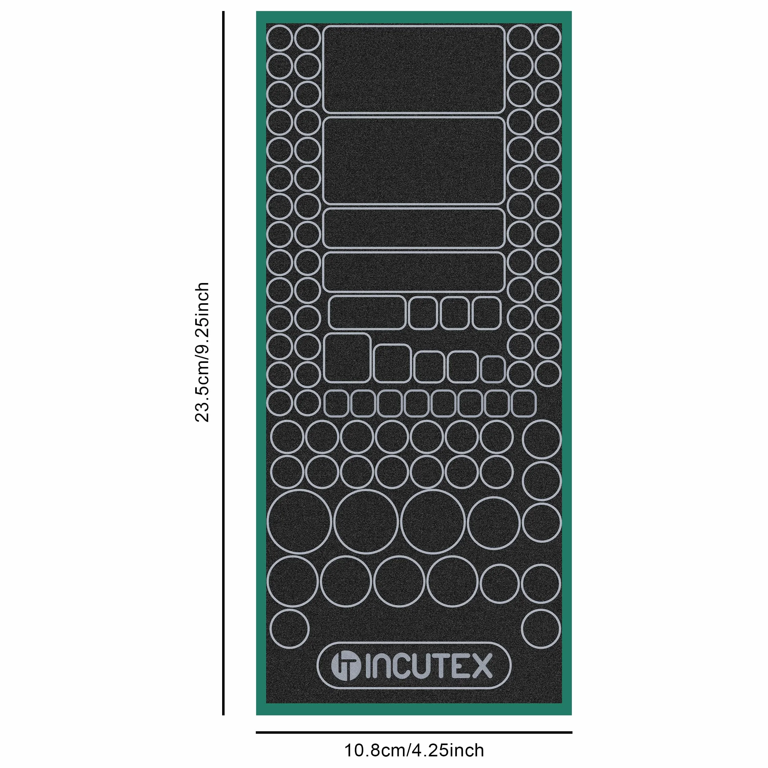 Incutex 104 x naklejki LED do ściemniania routerów, urządzeń elektronicznych, urządzeń gospodarstwa domowego, przyciemniania i blokowania 80% światła