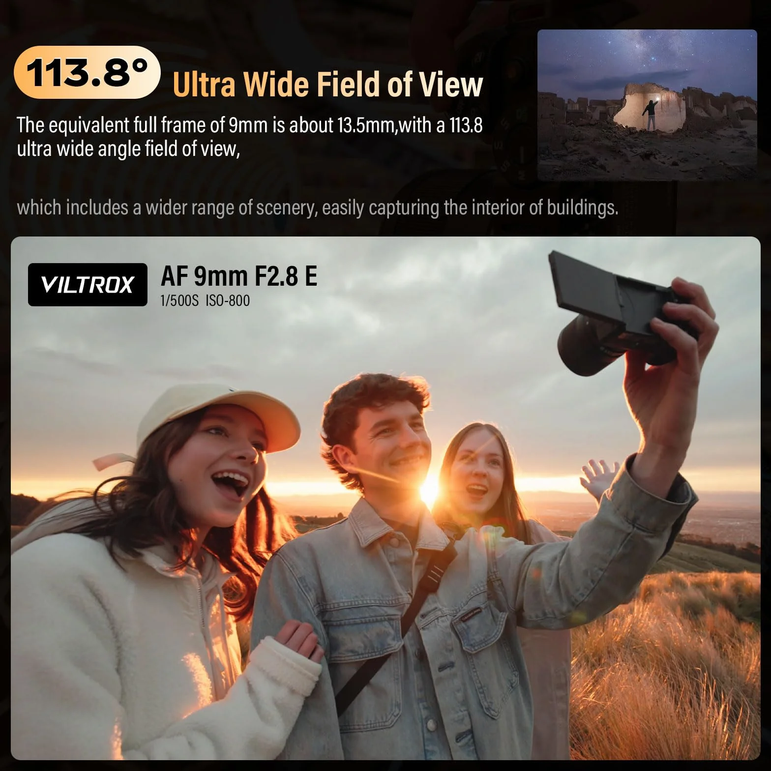 VILTROX 9 mm F2.8 Air XF Mount obiektyw do aparatu Fuji X APS-C autofokus obiektyw ultraszerokokątny do Fujifilm X Mount X-S20 X-T5 X-T50 X-T30II X-H2S X-H2 X-S10 X-E5 X-M5 X-T4