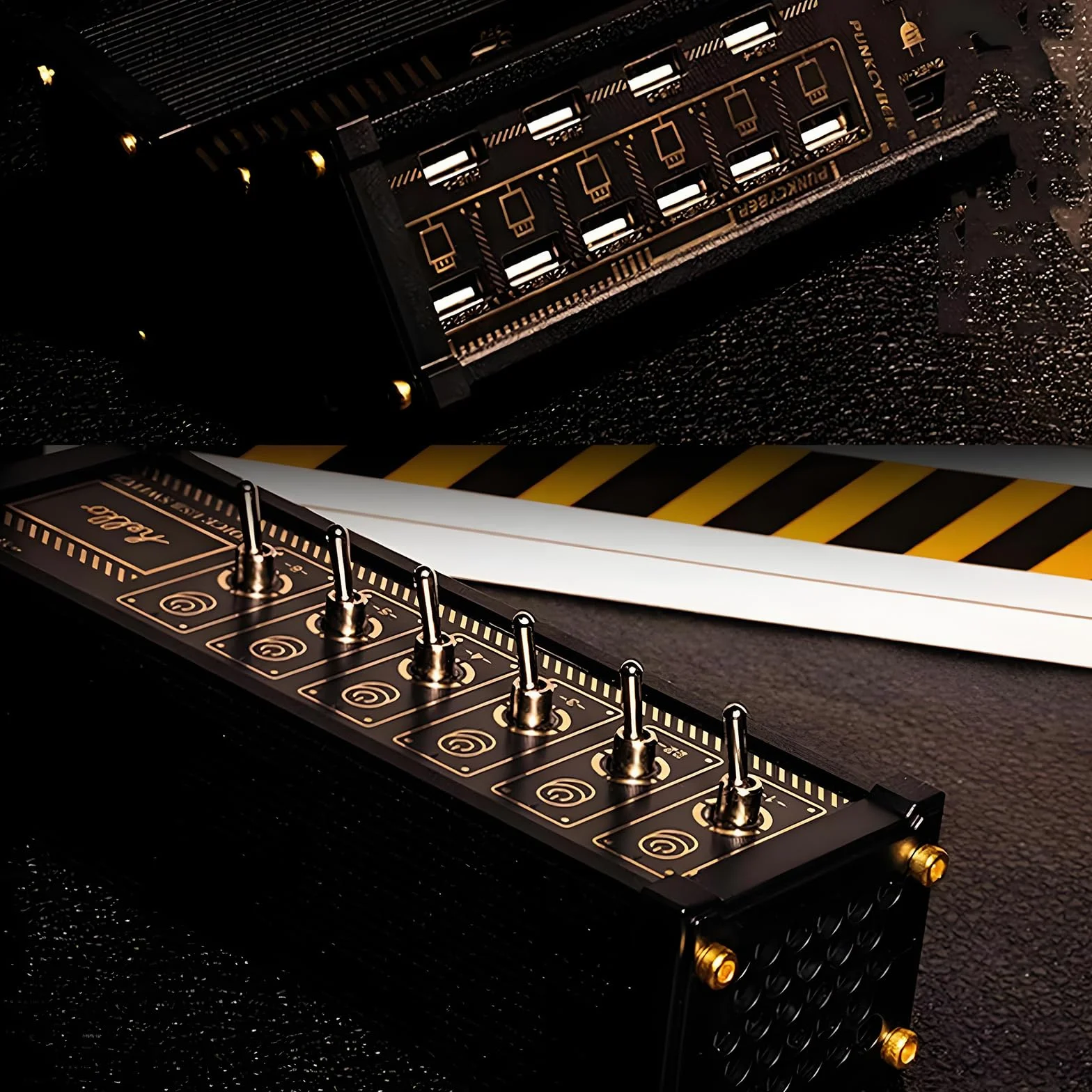 Przełącznik USB 6-portowy, Stacja Dokująca USB Z Wyświetlaczem LED I Wskaźnikiem Zasilania, Niezależne Sterowanie, Transmisja Danych, Udostępnianie Urządzeń USB, Redukcja Bałaganu