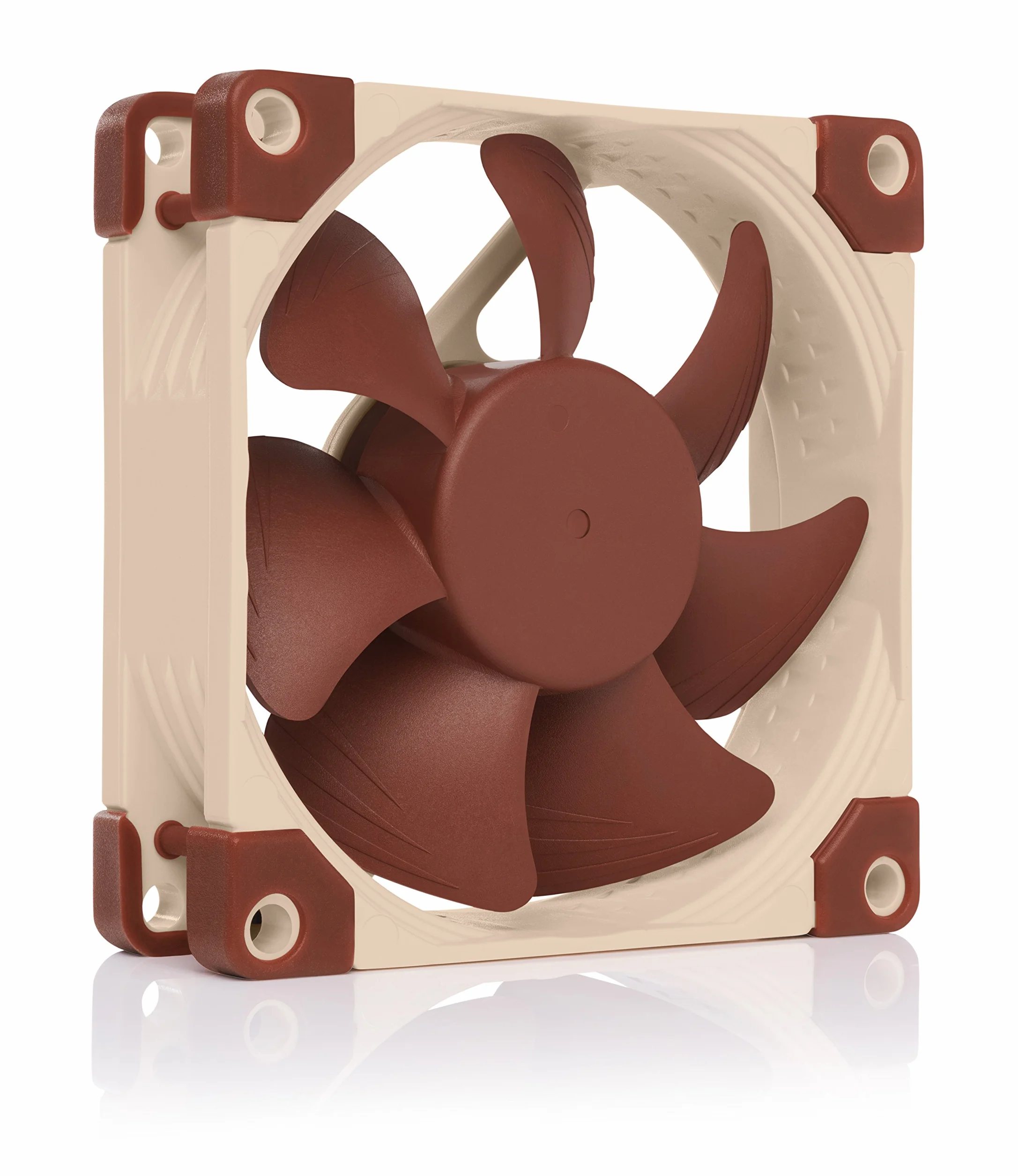 Noctua NF-A8 5V, 3-Pinowy, Zasilany Napięciem 5 V Cichy Wentylator Klasy Premium z Adapterem do Zasilania Przez USB (80 mm, Brązowy)