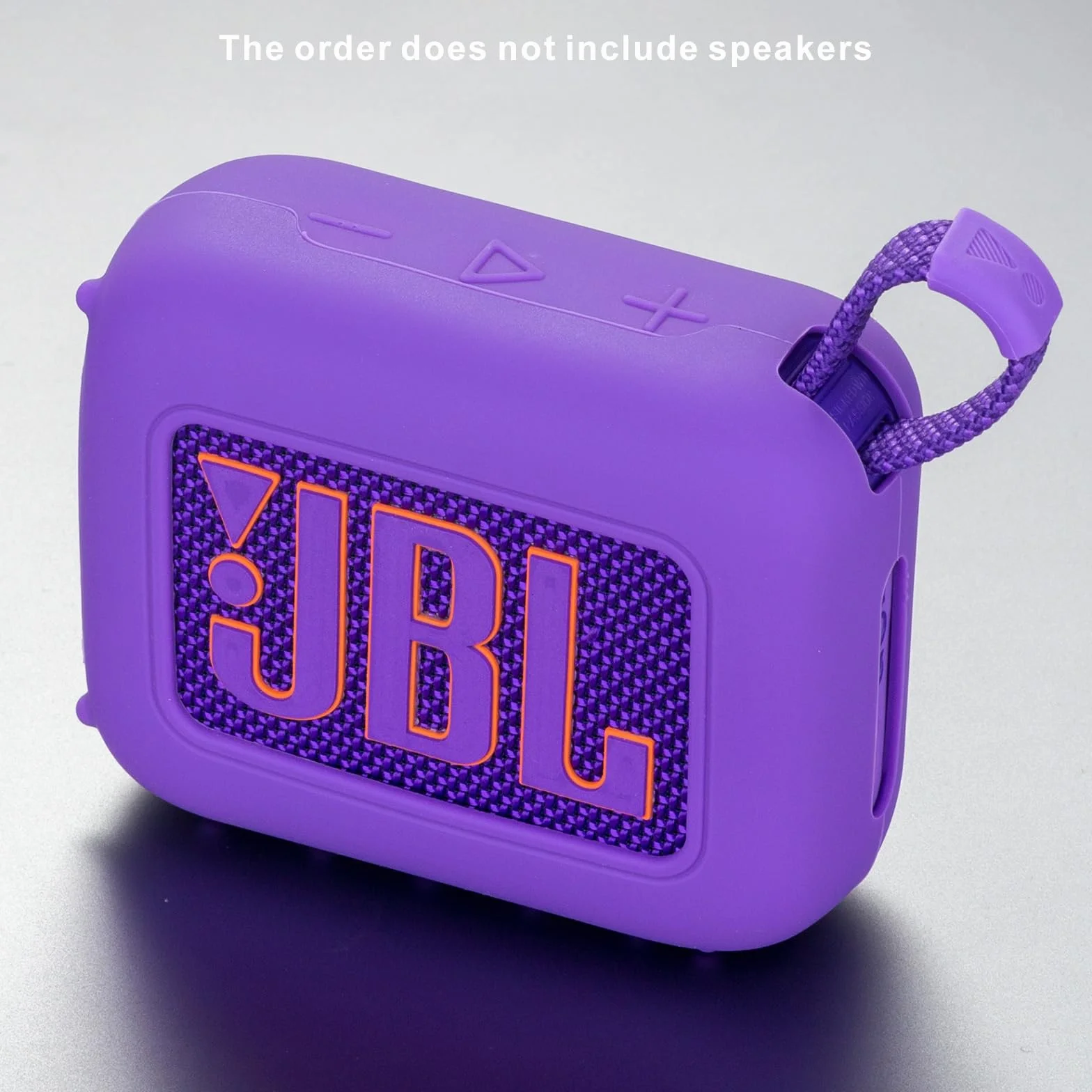 Etui do przenoszenia, silikonowe etui kompatybilne z przenośnym głośnikiem Bluetooth JBL Go 4, przenośny, ultralekki, silikonowy pokrowiec ochronny z karabińczykiem