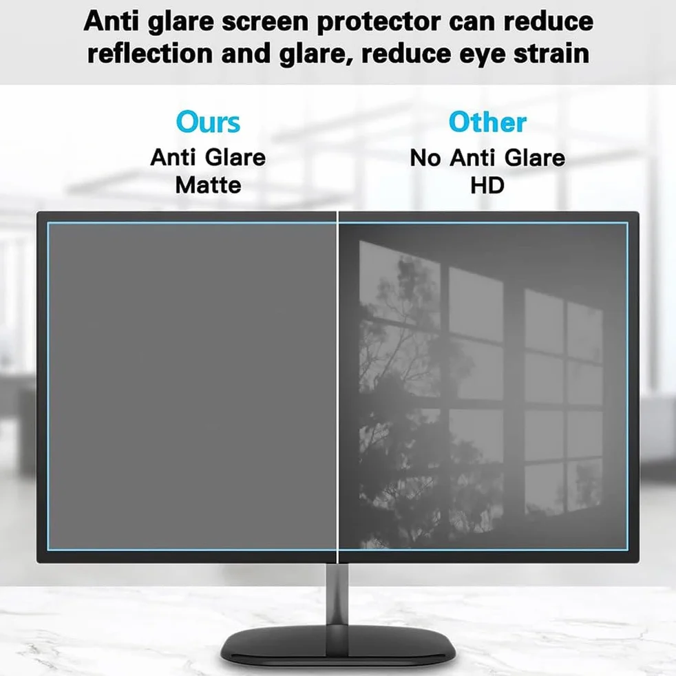 Matowa Folia Antyodblaskowa Do Telewizora 43 Cale, Z Filtrem Światła Niebieskiego do LCD, LED, OLED, QLED, 4K, HDTV - 43" 942x529mm