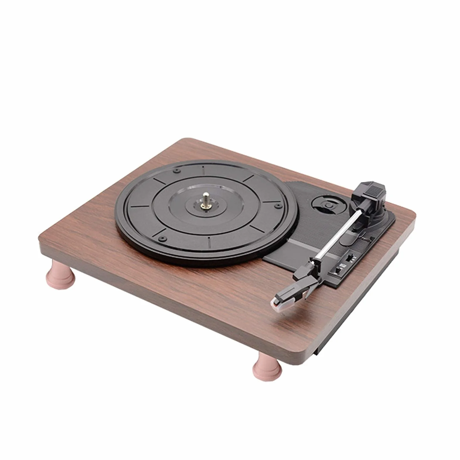 Gramofon Gramofon Gramofon gramofonowy z głośnikami Gramofony do płyt winylowych 3-biegowy gramofon napędzany paskiem Vintage Gramofon Odtwarzacz winylowy Muzyka Gramofon winylowy