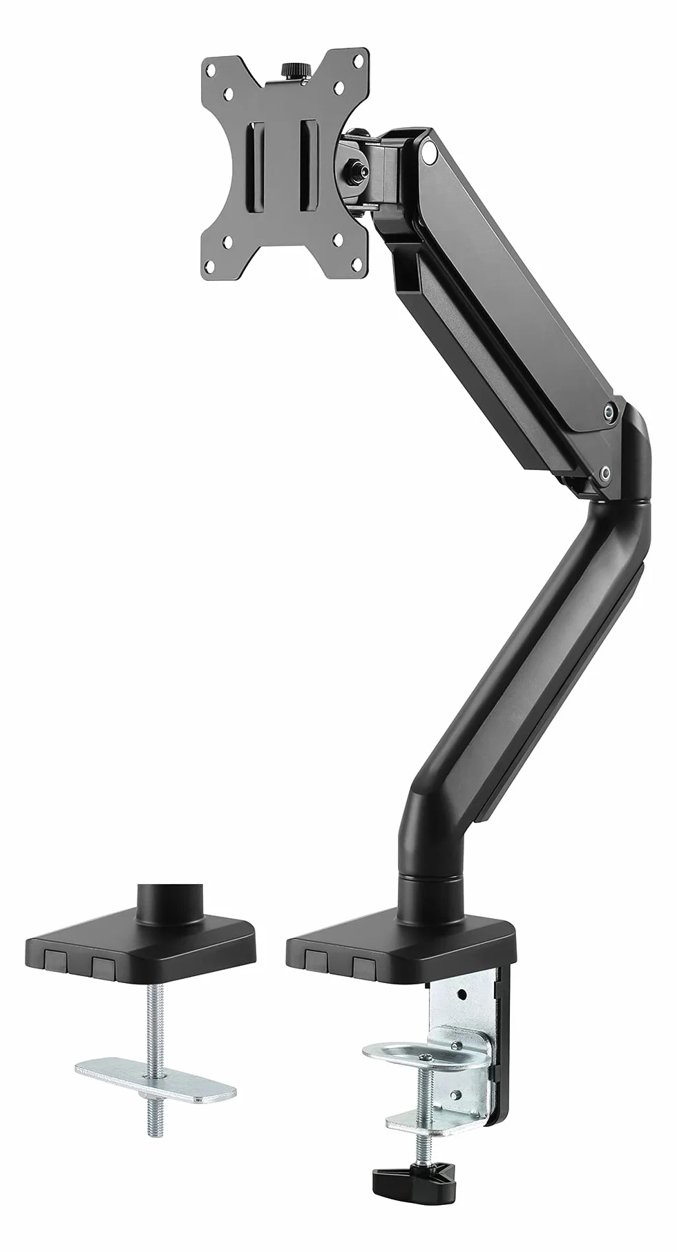 Deltaco ARM-0350 Płaski uchwyt na ekran biurkowy 81,3 cm (32") Zacisk/śruba czarna