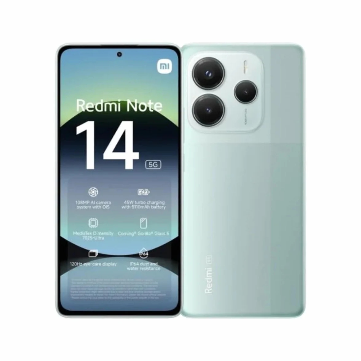 XIAOMI REDMI NOTE 14 5G (6.67'' - 8/256GB) GREEN