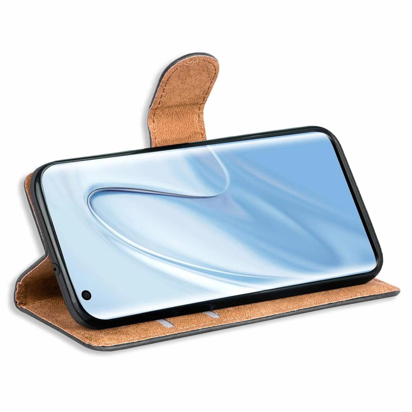 Verco Etui Kompatybilne z Xiaomi Mi 10 / Mi 10 Pro Case, ochronne obudowa dla Xiaomi Mi 10 / Mi 10 Pro portfel smartfon przegródki na karty, Czarny