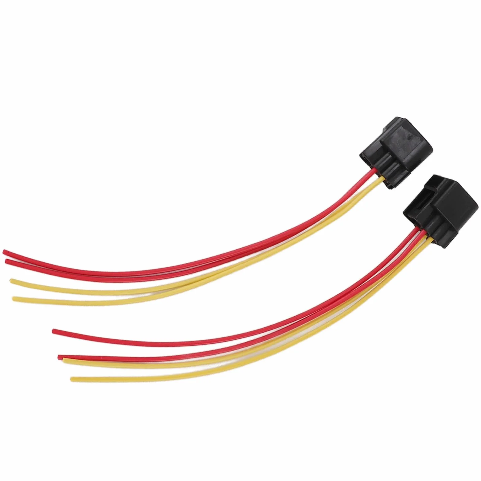 Wtyczka Złącza Elektromagnetycznego dla TL1000 SV650, 2 szt. Wtyczka Przekaźnika Elektromagnetycznego Rozrusznika Wtyczka do Wiązki Przewodów Złącze Elektryczne Wymiana Wtyczki