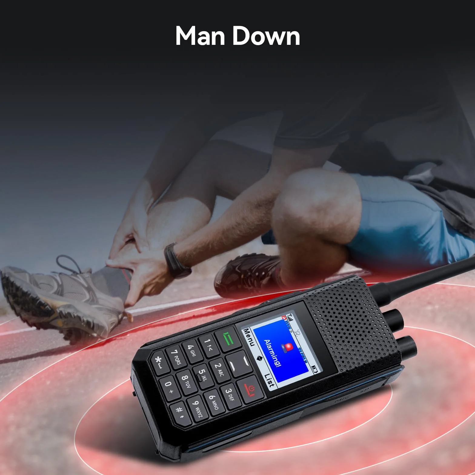 Retevis Ailunce H1 DMR Krótkofalówki, Talk Alias Ham Radio, Płynna Interakcja, APRS/GPS, Kontakt 50 W, Akumulator 2900mAh, Dwuzakresowe Radio Krótkofalowe do Ratownictwa (2 Szt.)