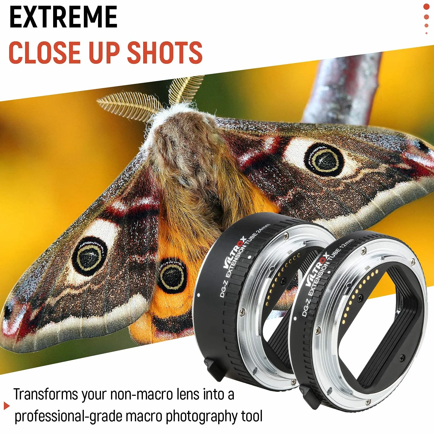 DG-Z Auto Focus AF makro przedłużenie rurki adapter do obiektywu Apertura regulacja do montażu Nikon Z Z6 Z7 Z50
