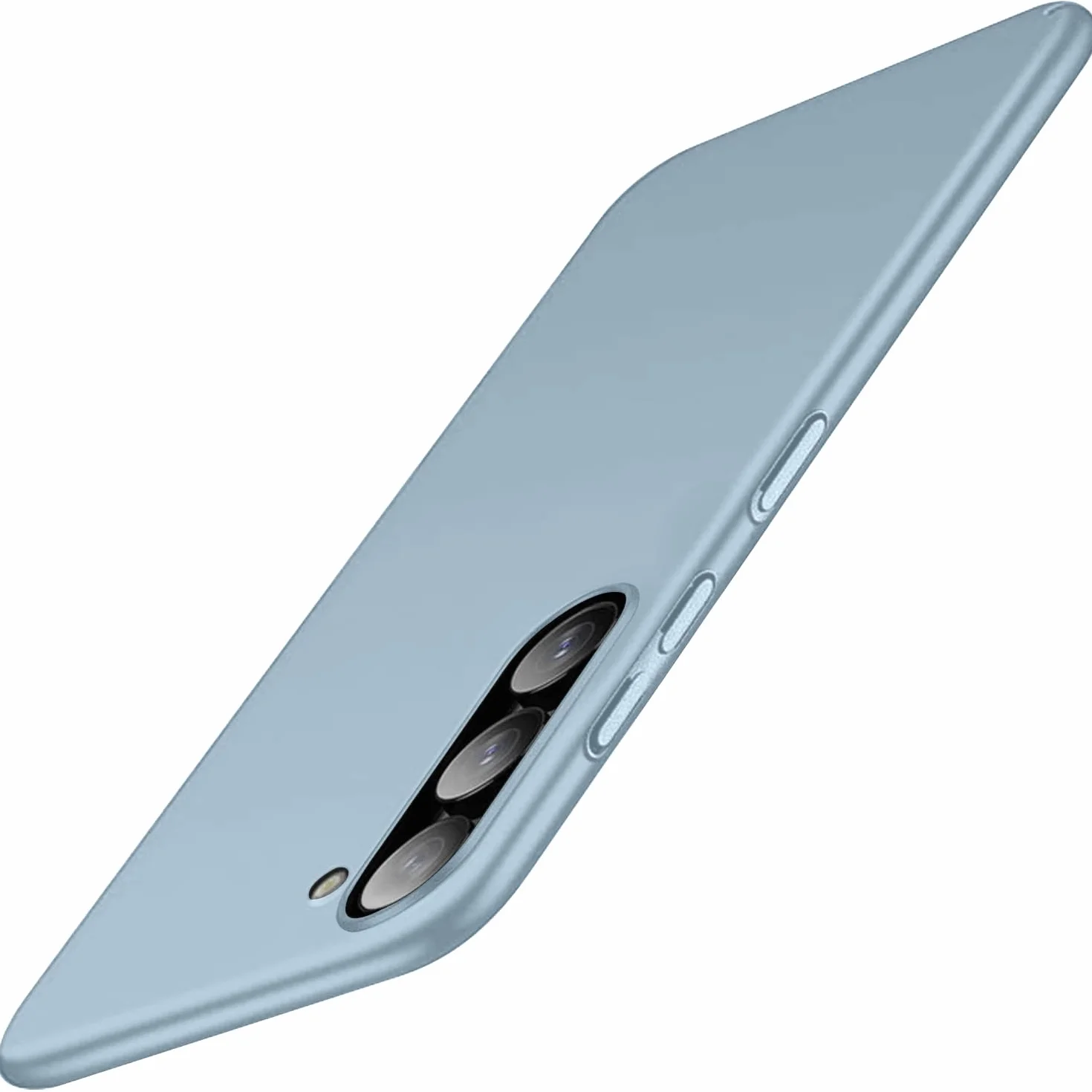 Etui na telefon Samsung Galaxy S23, ultra cienkie, matowe, smukłe, odporne na zarysowania, uderzenia, antypoślizgowe, bumper, etui typu bumper case do Samsung Galaxy S23 6,1" Far Peak Blue