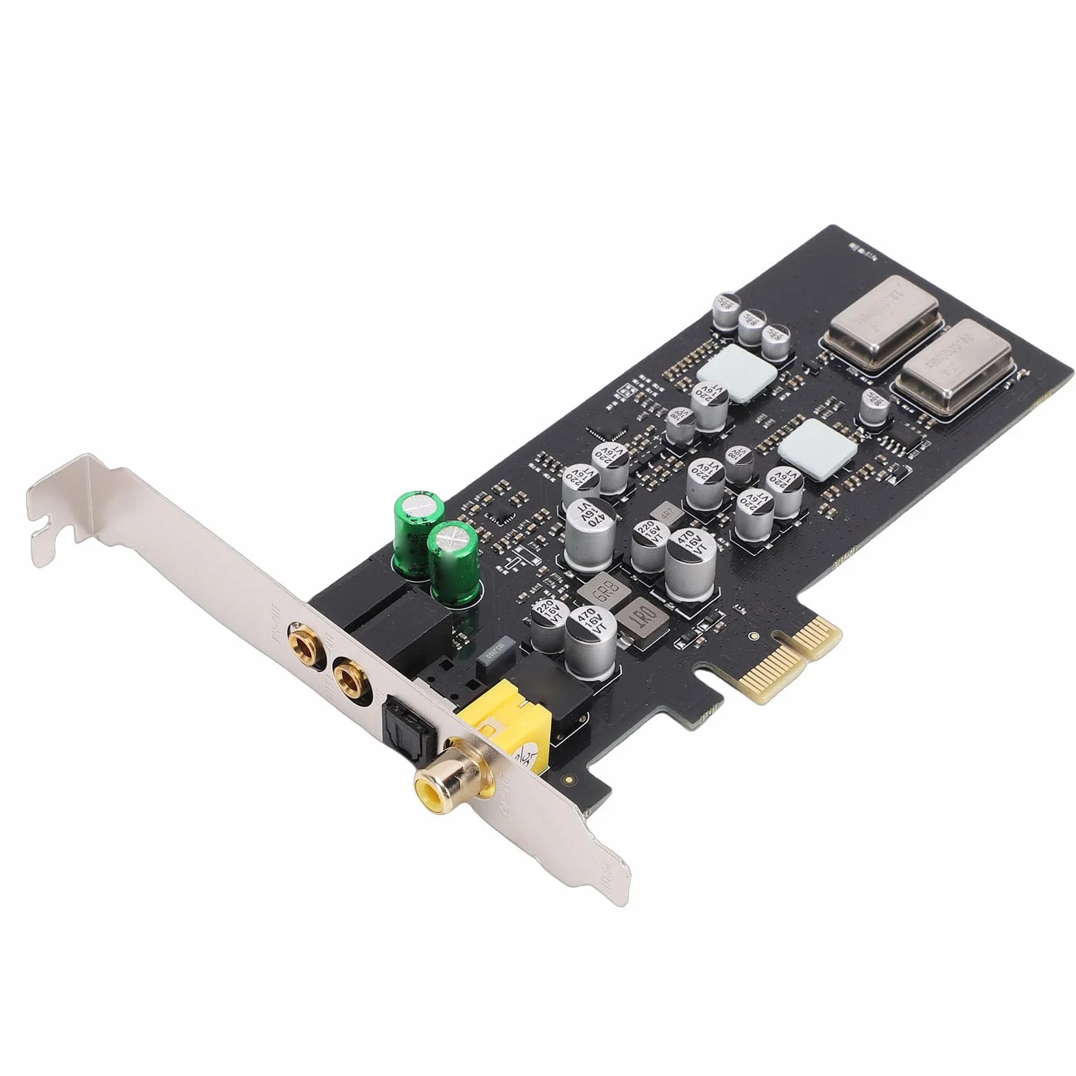 Karta Dźwiękowa PCIE, Profesjonalna Karta Dźwiękowa HiFi, z Dwoma Przetwornikami DAC z częstotliwością Próbkowania 192 KHz i Przetwornikiem Cyfrowo-analogowym SABRE ES9018K2M, Kompatybilna z