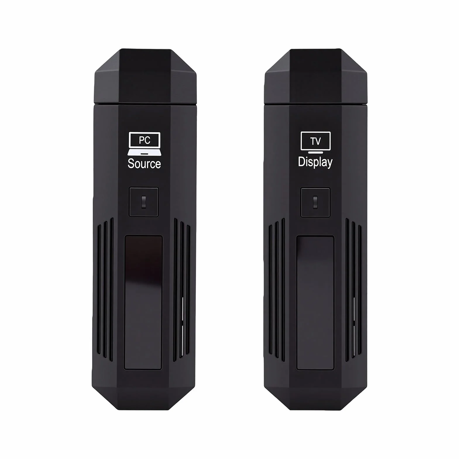 XUMIUZIY Bezprzewodowy Nadajnik i Odbiornik HDMI 50m, 1080P FHD | Dwuzakresowy, bezprzewodowy przedłużacz HDMI 2,4G/5G do przesyłania obrazu i dźwięku z laptopa/komputera/projektora/TV Boxa