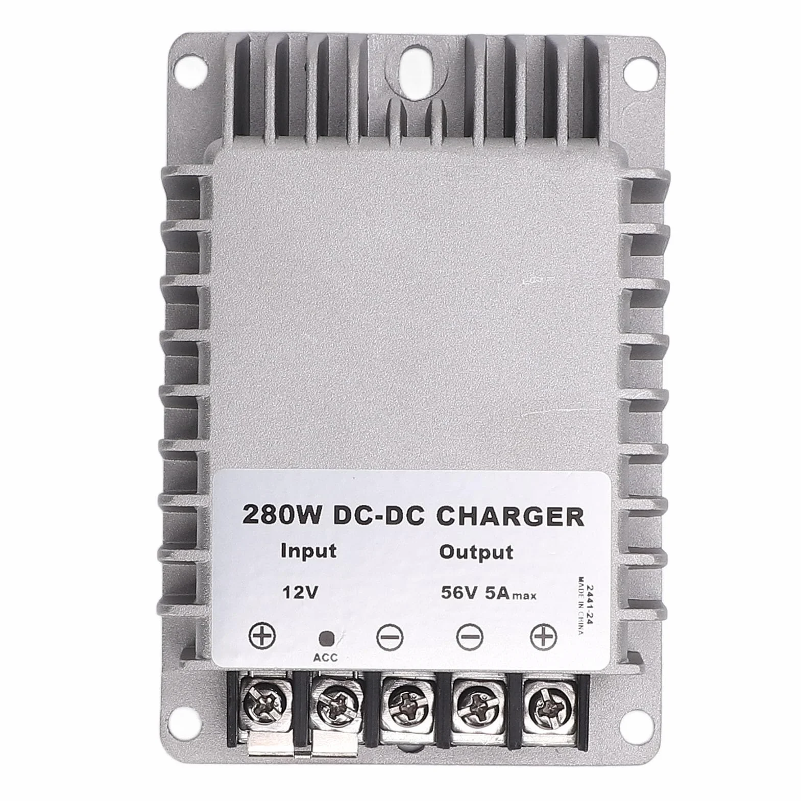 Generic Przetwornica Zwiększająca Napięcie 12 V, Przetwornica Zwiększająca Napięcie 56 V DC ze Stopu Aluminium, 280 W, 5 A, wydajność 94% Zasilacz IP68 Do Routera Gen 3. Domowe Biuro, Do Użytku na
