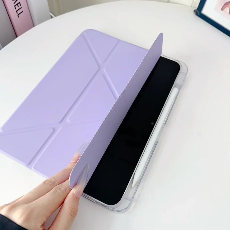 Generic etui kompatybilne z Xiaomi Redmi Pad 2 (kolor: czarny) skórzane twarde silikonowe etui z klapką