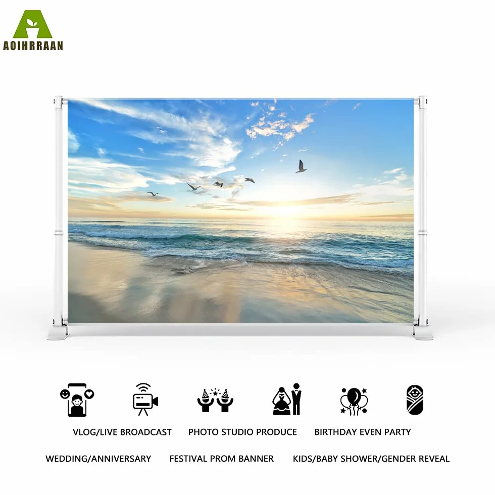 Aoihrraan 1,5 x 1 m letnie tropikalne tło Hawaje nadmorska mewa niebieski ocean światło słoneczne krajobraz fotografia tło wakacje wakacje podróż natura sceneria dzieci dorosłych portret rekwizyty do studia fotograficznego