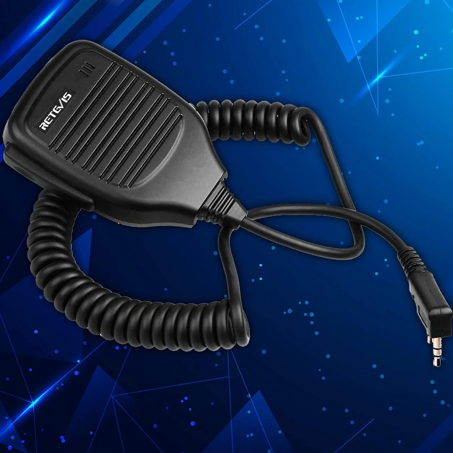 Retevis Urządzenia radiowe, głośnik, mikrofon ręczny 2 piny, profesjonalne głośniki kompatybilne z Baofeng UV-5R eSynic Proster Nestling RT24 RT27 Baofeng BF-888S Tyhbelle (10 szt.)