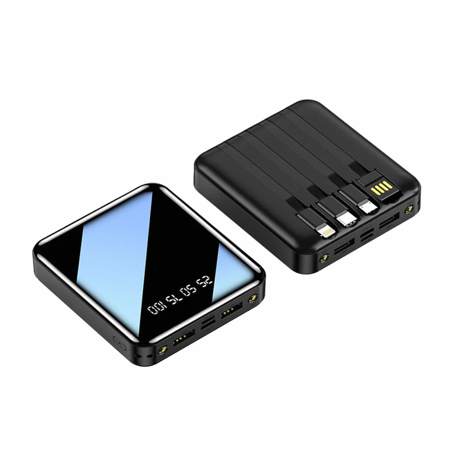 Powerbank Laptop Powerbank/Dostarczany z kablem powerbank o dużej pojemności 20000mAh zasilacz mobilny (8000mA/czarny)