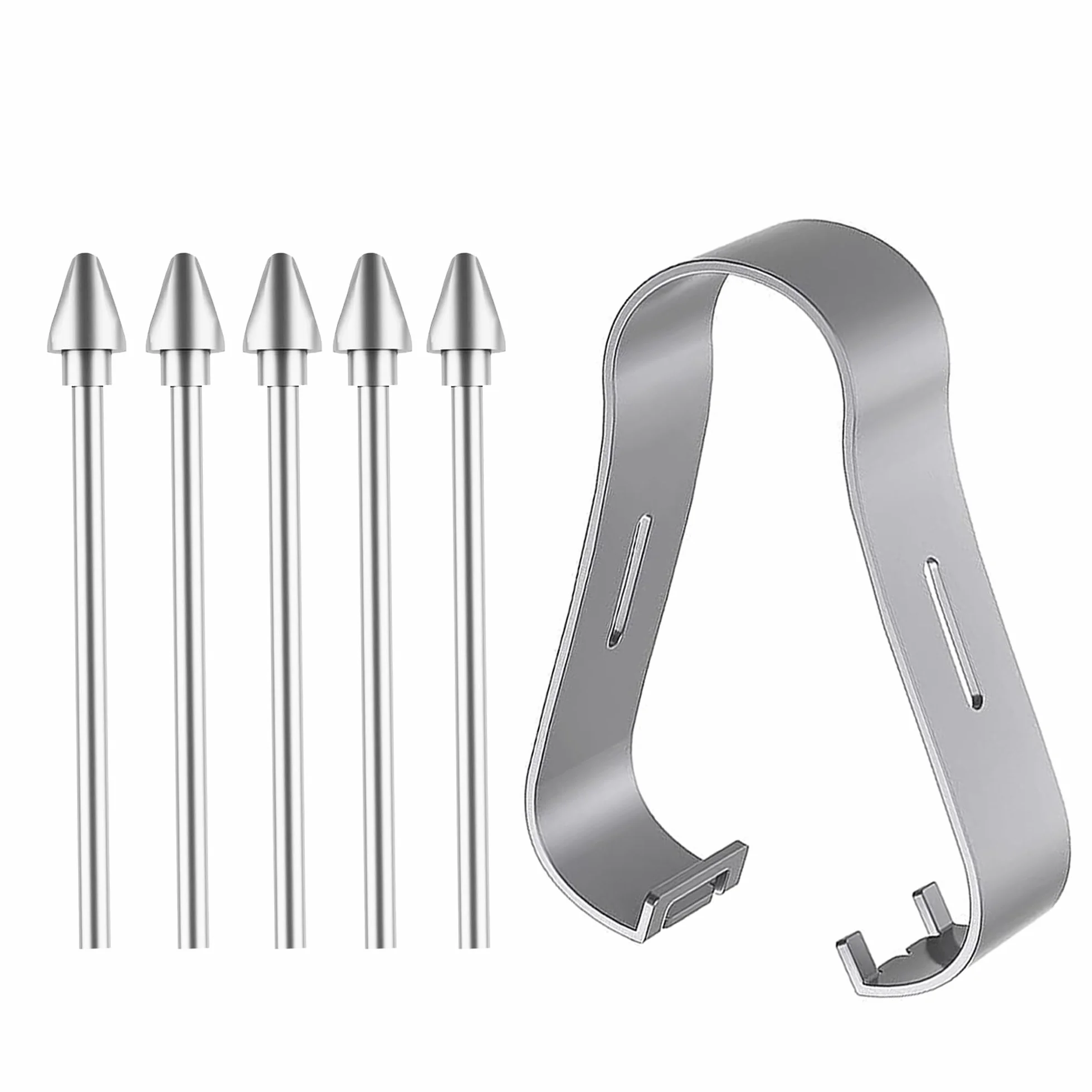 5 szt. metalowych wymiennych końcówek do Samsung S Pen Galaxy Tab S11/S11 Ultra, precyzyjne sterowanie, przyjazne dla ekranu, super trwałe