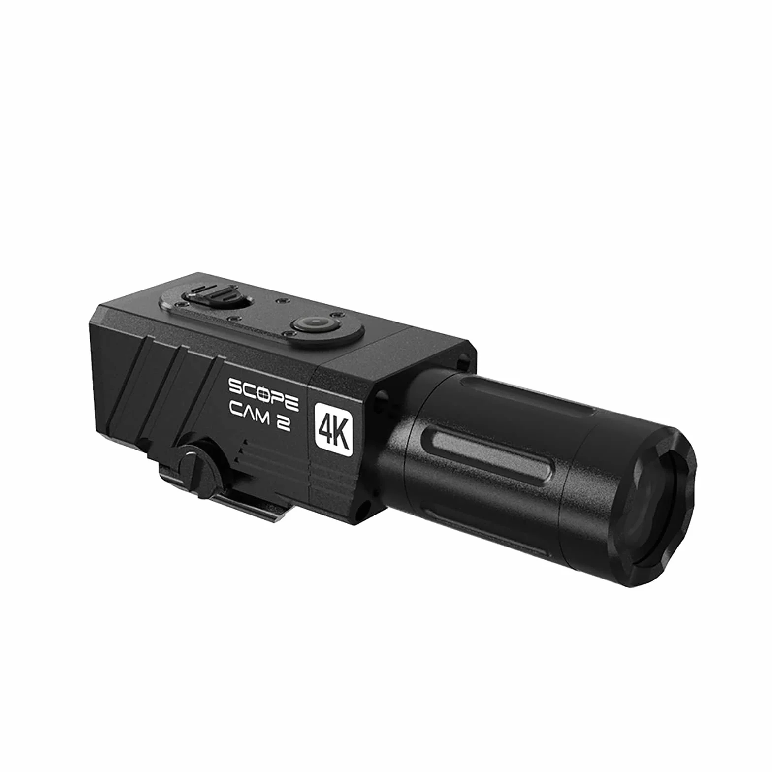 RunCam ScopeCam2 4K Airsoft Camera 4xDigital Zoom HD Mini WiFi Action Camera dla Airsoft Paintball Hunting Tactical Training z kablem przełączającym nagrywanie (obiektyw średniego zasięgu 25 mm)