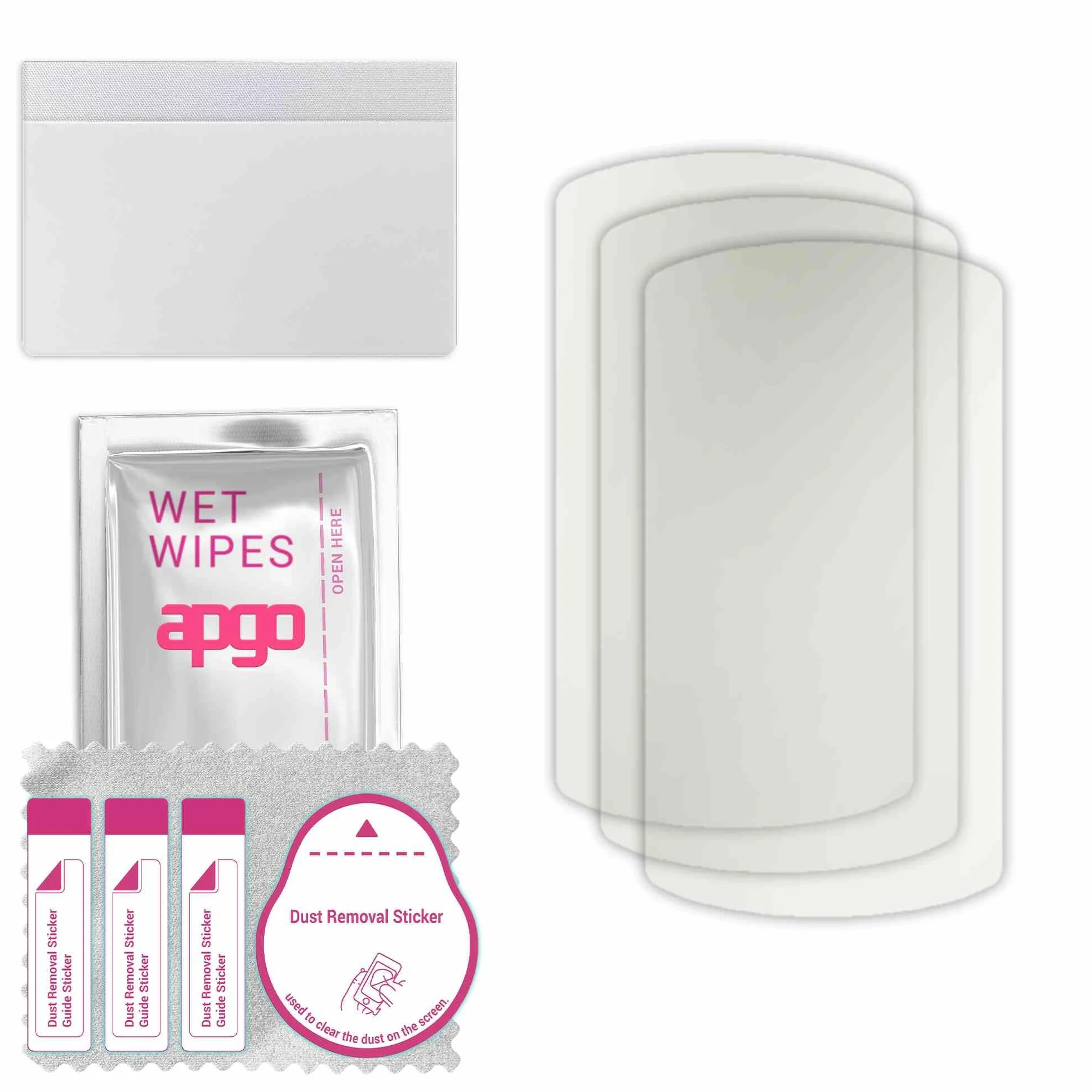 3x apgo Hydrogel Matte Matowa Folia Hydrożelowa do Garmin Edge Explore 2, elastyczna, TPU z warstwą pozycjonującą do łatwego montażu