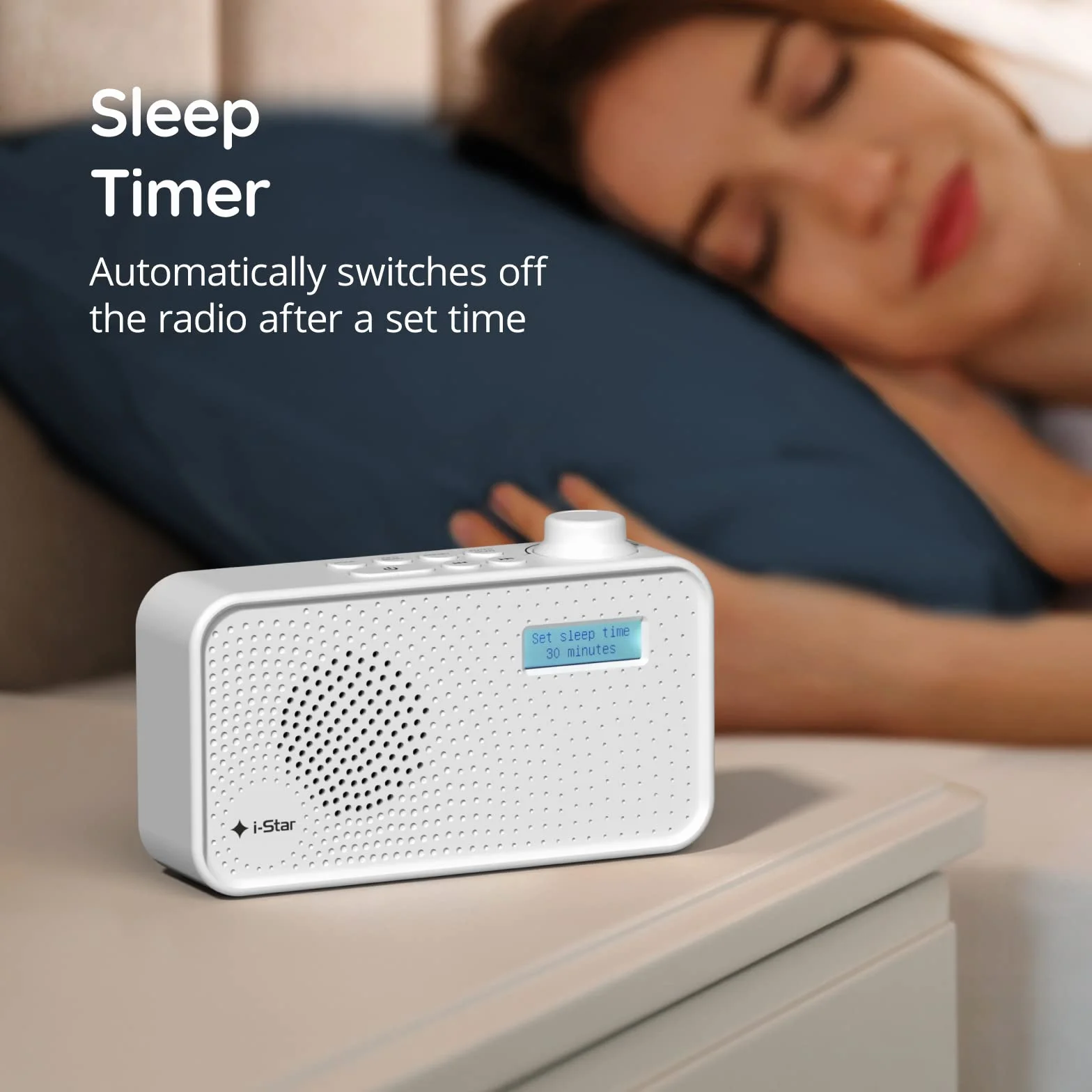 Radio DAB/DAB Digital+ & FM, przenośne zasilanie sieciowe i zasilane bateriami radioodtwarzacze DAB, radio cyfrowe z ładowaniem USB, białe