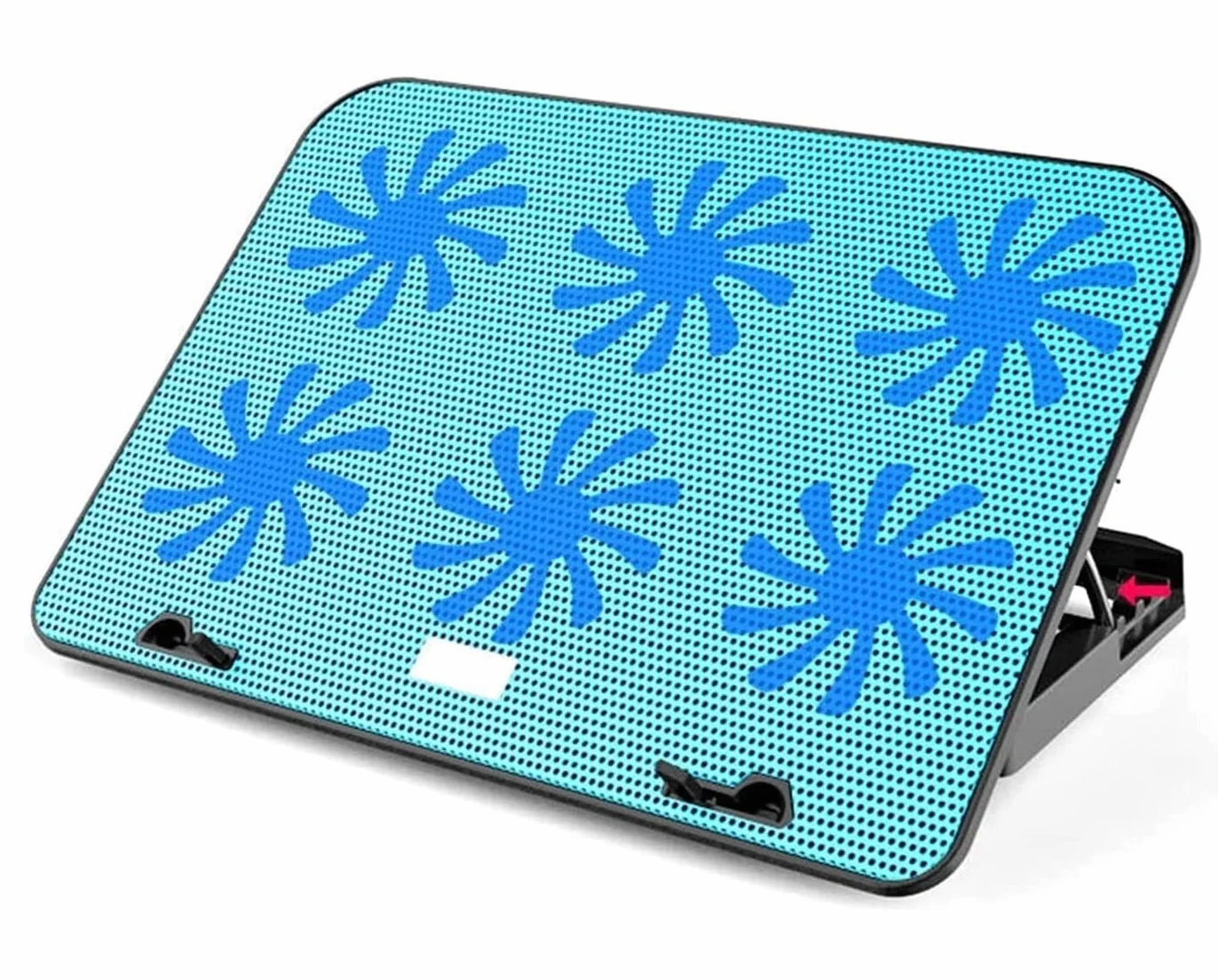 Chłodziarka do Laptopa Przenośny Sześć Wentylatorów Chłodzenie Laptopa Do Gier Notebook Podkładka Chłodząca Do Laptopa 2 Port USB Stojak Na Notebooka Do Laptopa Stojak na Wentylator do Laptopa(Blue)
