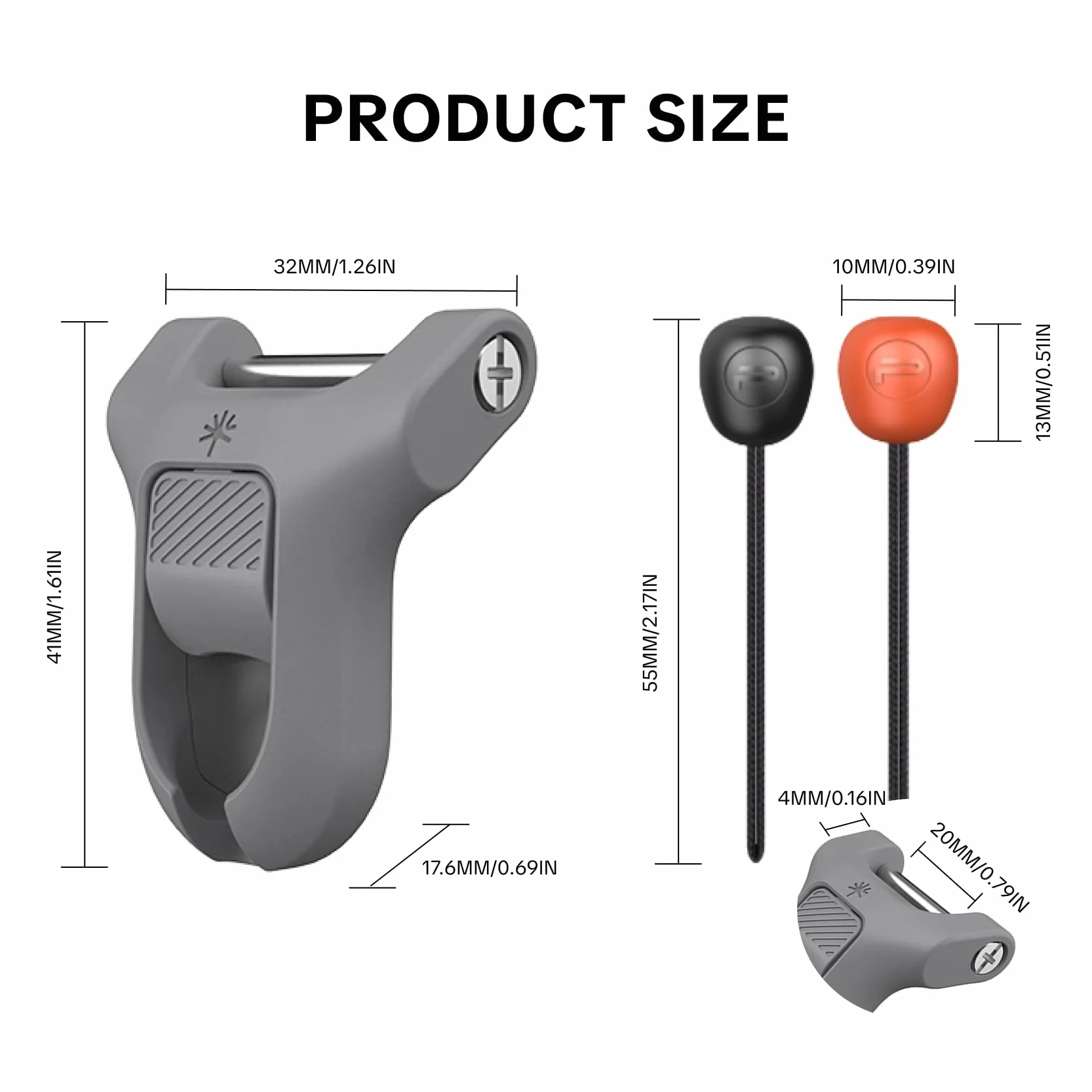 PGYTECH Adapter DIY Szybkiego Montażu do Lustrzanek, Kamer Sportowych, Walkie-talkie, Udźwig 60kg, Kompatybilny z Paskami i Plecakami