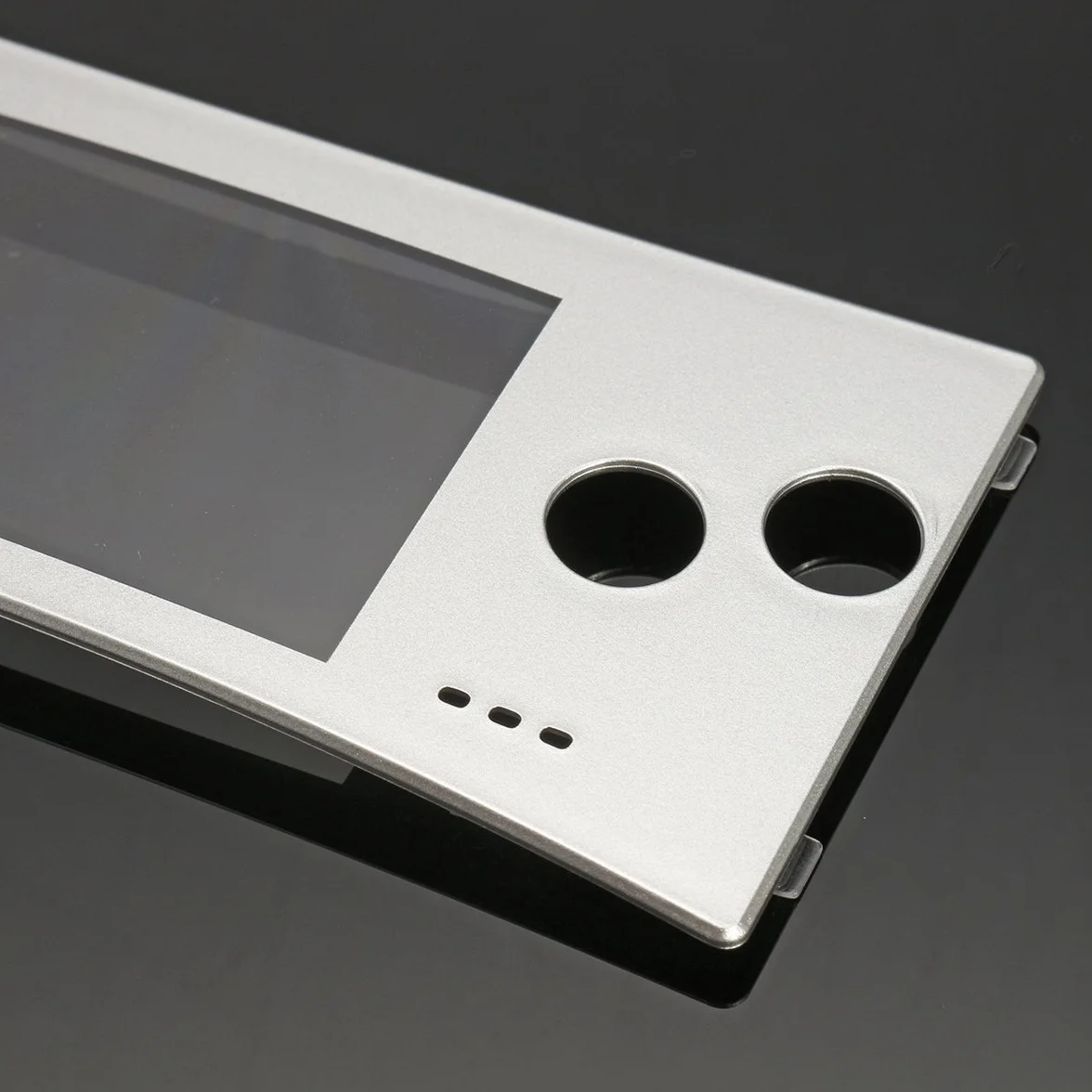 Zapasowa osłona przednia do Nintendo Gameboy Micro GBM srebrna