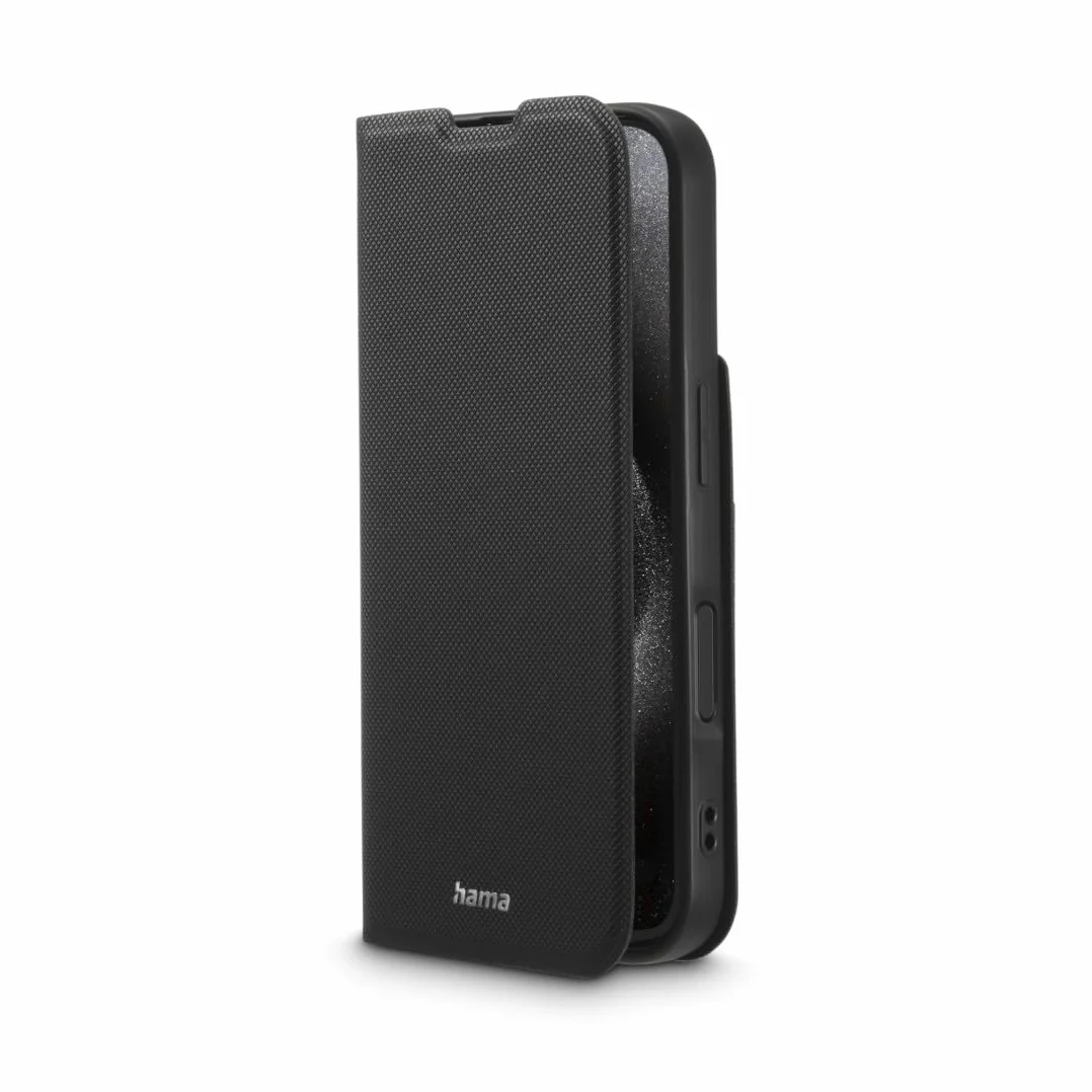 Hama Etui na telefon komórkowy iPhone 16 Pro (etui na telefon komórkowy do postawienia, etui z przegródką na karty, dodatkowa ochrona wyświetlacza i aparatu, z magnesem, etui z klapką, miękkie,
