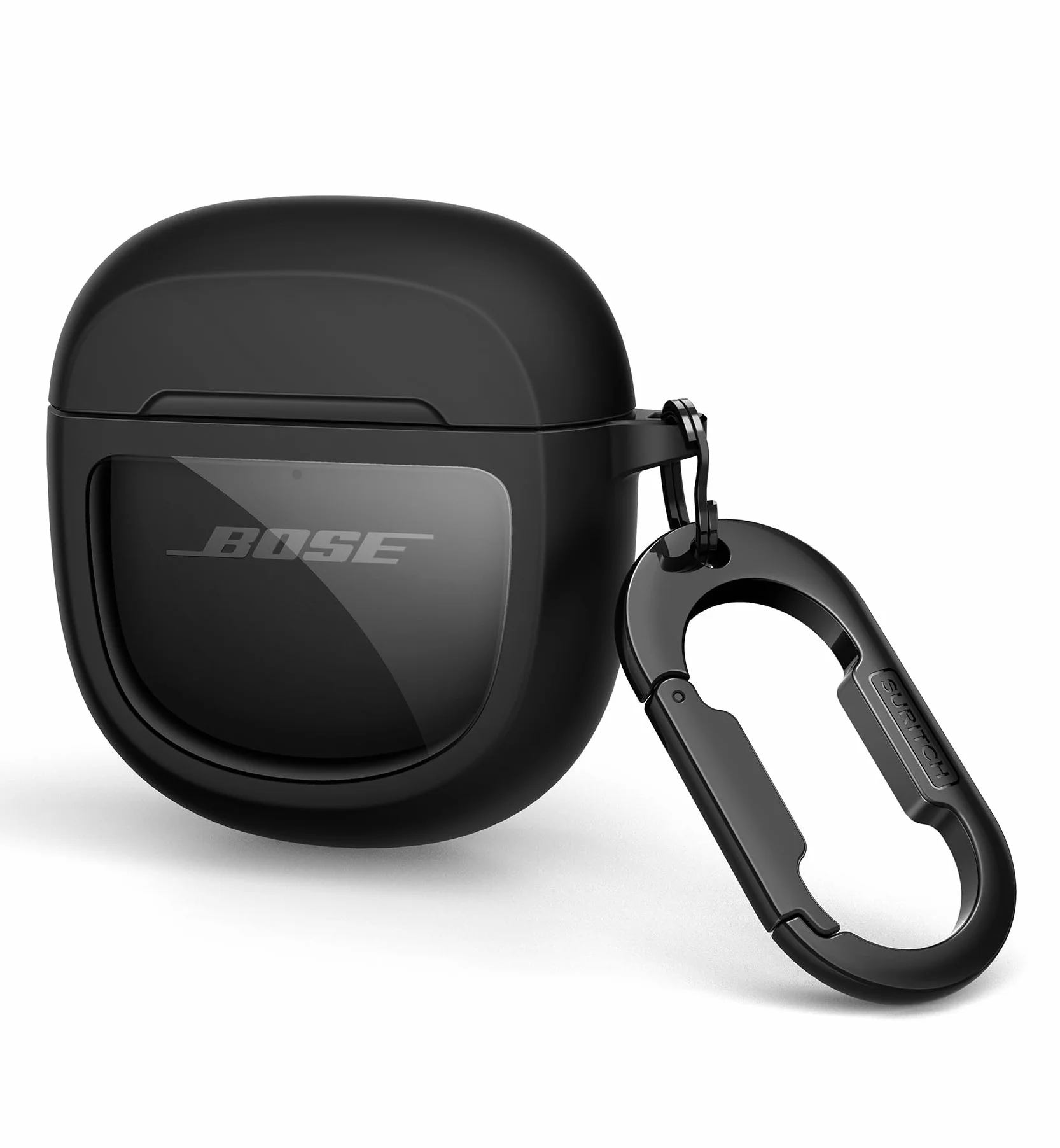Bose Przezroczyste etui ochronne TPU do QuietComfort II 2022/Ultra 2023/Ultra Earbuds 2. generacji 2025 z karabińczykiem