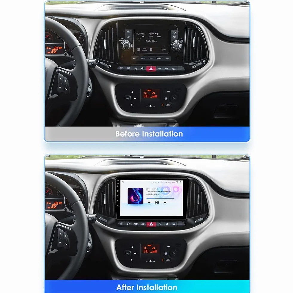 9-calowy ekran dotykowy GPS nawigacja do samochodów ciężarowych i osobowych z mapami Europy, UK 52, bezpłatna aktualizacja map, Carplay Android Auto nawigacja GPS