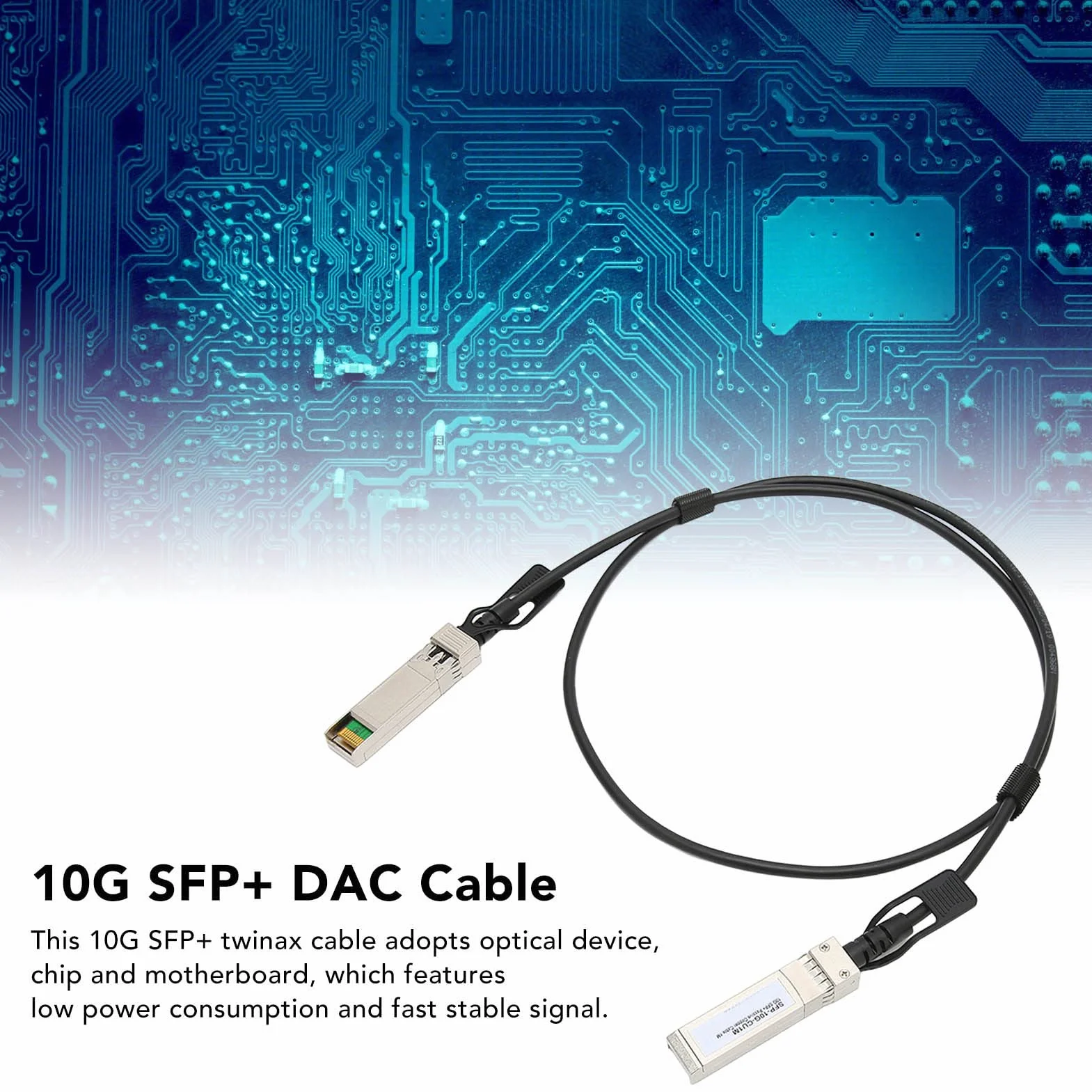 Kabel 10G SFP+ DAC High Speed SFP-10G-CU1M do SFP+ 1M