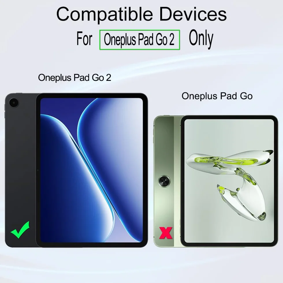 Ibywind Szkło Hartowane do OnePlus Pad Go 2,2 Sztuki Twardością 9H Folia Ochronna z łatwe narzędzie do instalacji,bez pęcherzyków powietrza,odporna na pękanie i zarysowania