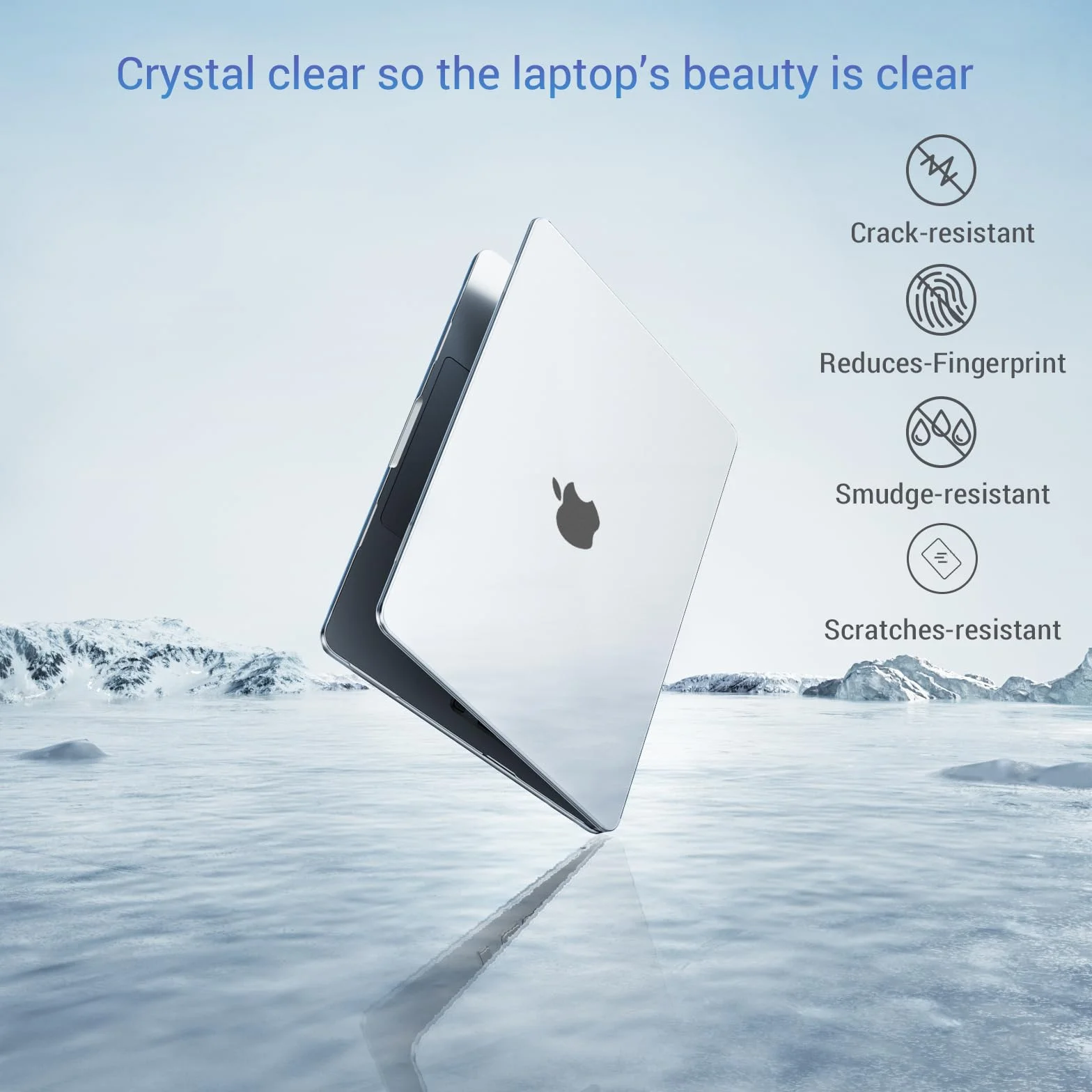 MOSISO Etui kompatybilne z MacBook Neo 33.0 cm z 2026 r., model A3404 z chipem A18 Pro, odporna na zarysowania twarda obudowa ochronna, krystalicznie czysta