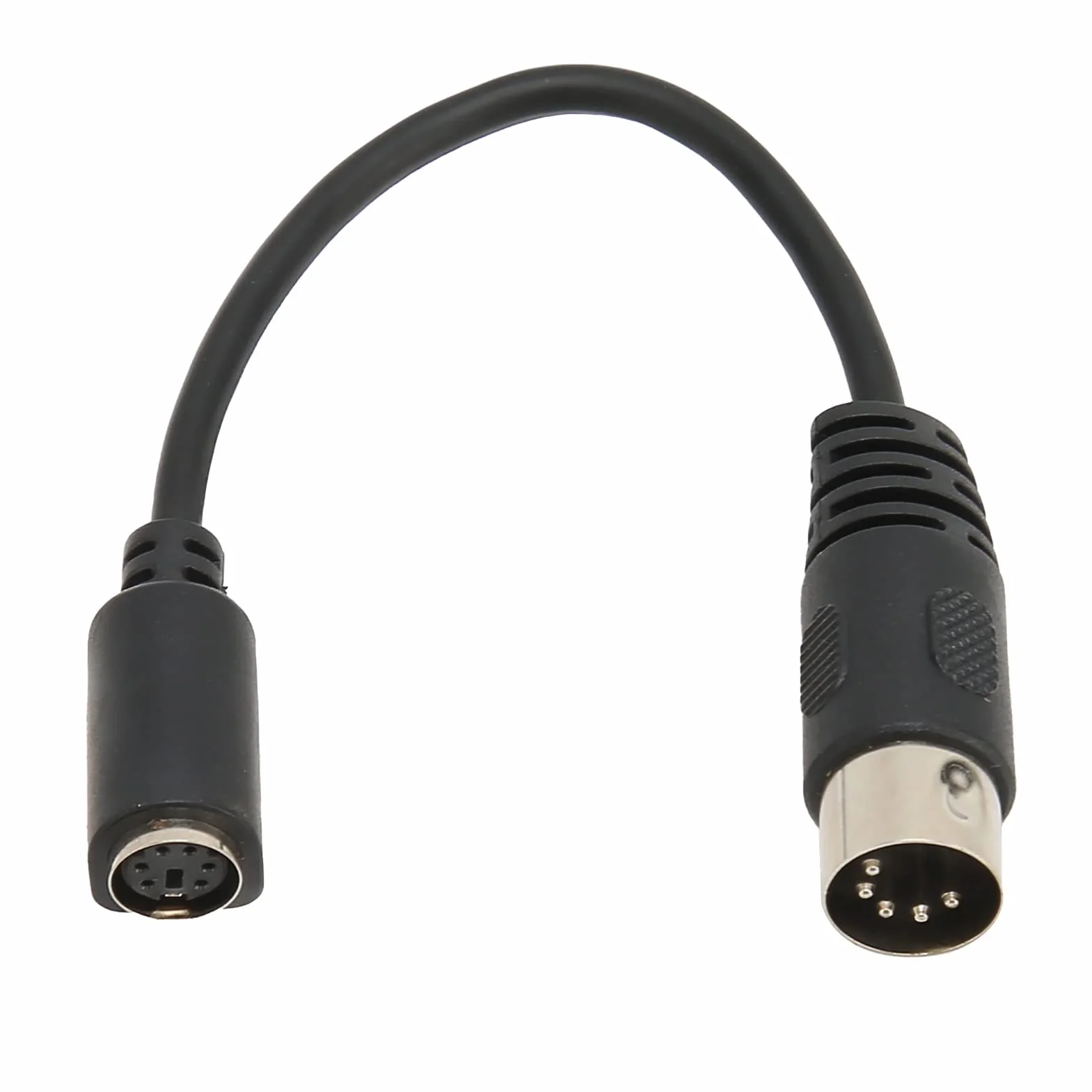 Kabel Adaptera Klawiatury DIN 5 Pin Męski na Mini DIN 6 Pin Żeński Konwerter, 6 Cali