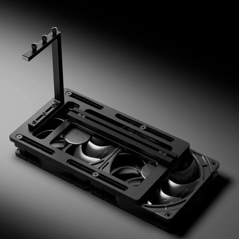 Wspornik pionowy 90° PCIE 4.0 X16 przedłużacz przedłużający kabel przedłużający ze stopu aluminium PE ekranowany GPU karta graficzna przedłużacz