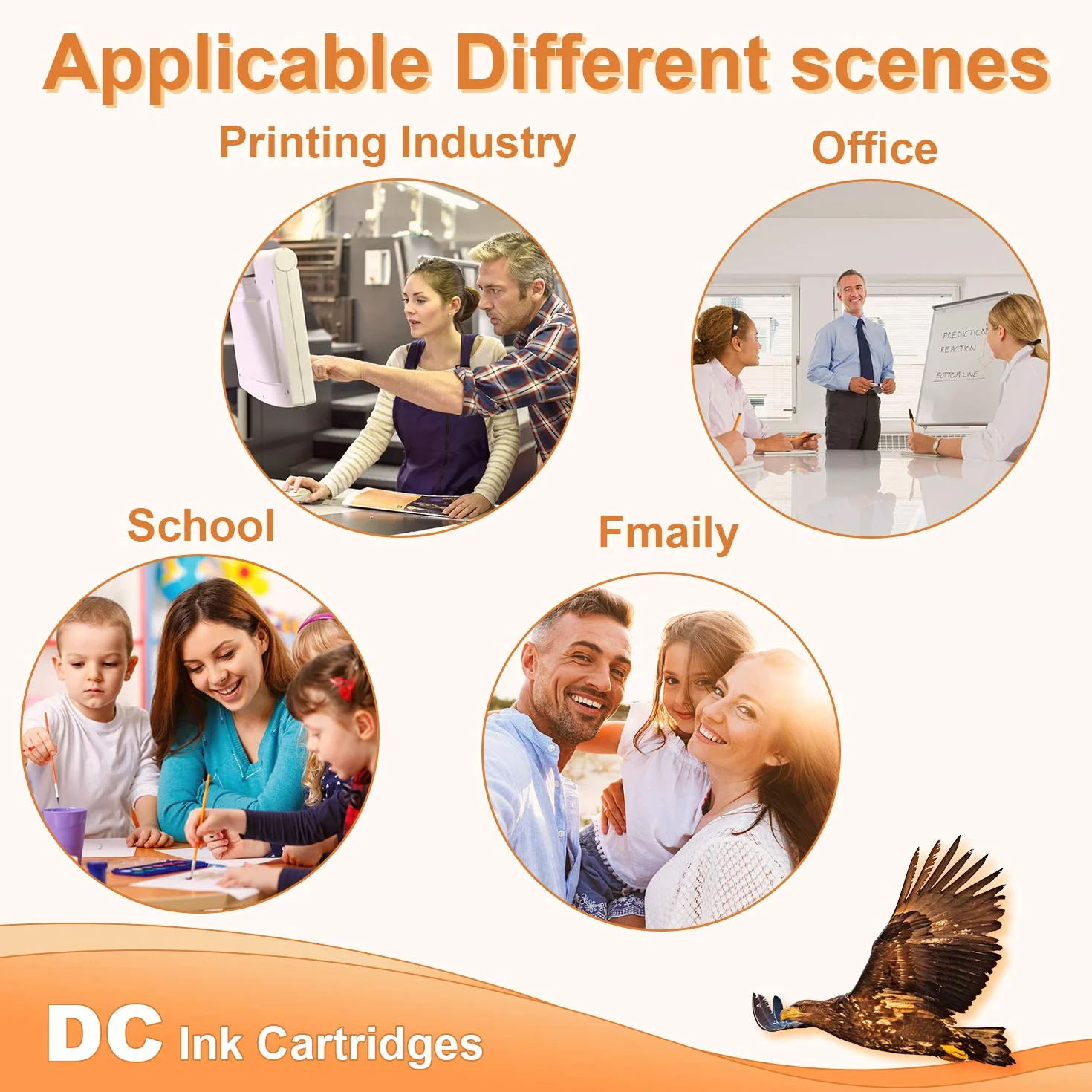 D&C 10x wkłady atramentowe kompatybilne z Canon PGI-520 CLI-521 dla Canon Pixma IP3600 IP4600 IP4600X IP4700 MP540 MP550 MP560 MP620 MP630 MP640 MP640R MP980 MP990 Seria MX860 MX870