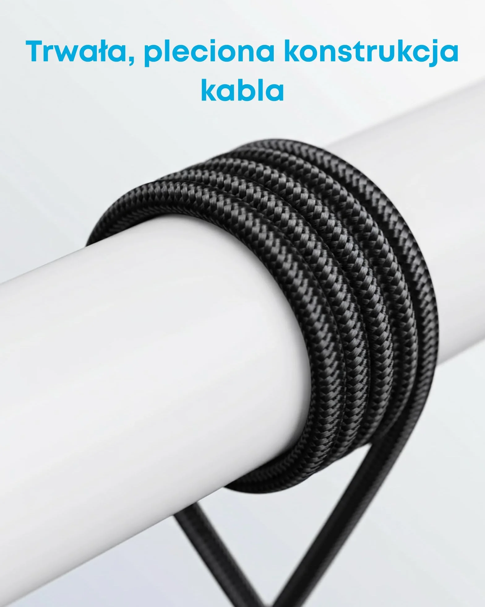 Kabel USB C do USB C Anker (180 cm), 3 przewód do szybkiego ładowania typu C o mocy 240 W do iPhone'a 17/16, MacBooka Pro 2020, iPada Air 4 i innych urządzeń