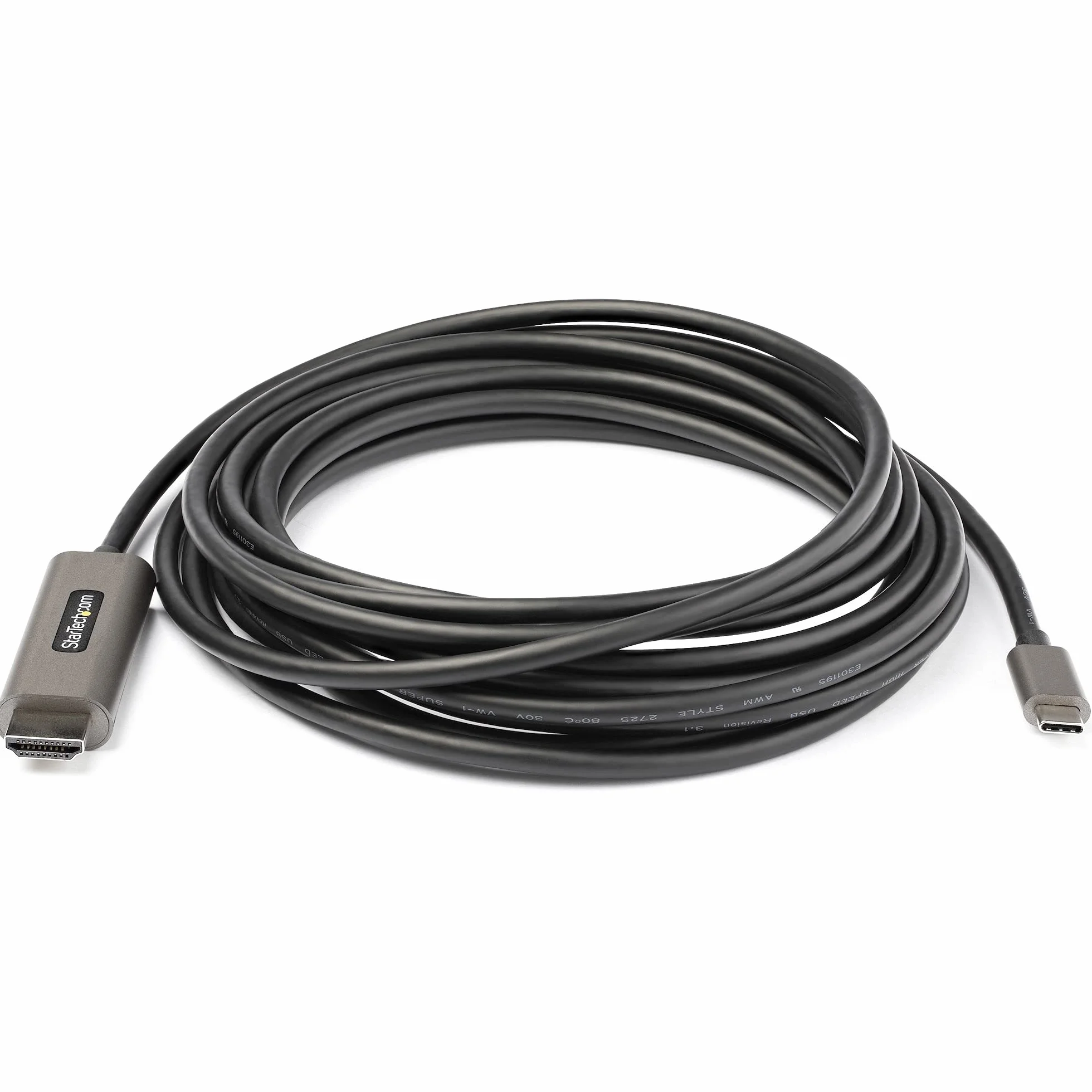 StarTech.com Kabel graficzny USB-C na HDMI 4K 60 Hz HDR10 5m - Ultra HD USB Type-C na HDMI 4K 2.0b, konwerter graficzny USB-C na HDMI HDR - DP 1.4 Alt Mode HBR3 (CDP2HDMM5MH)