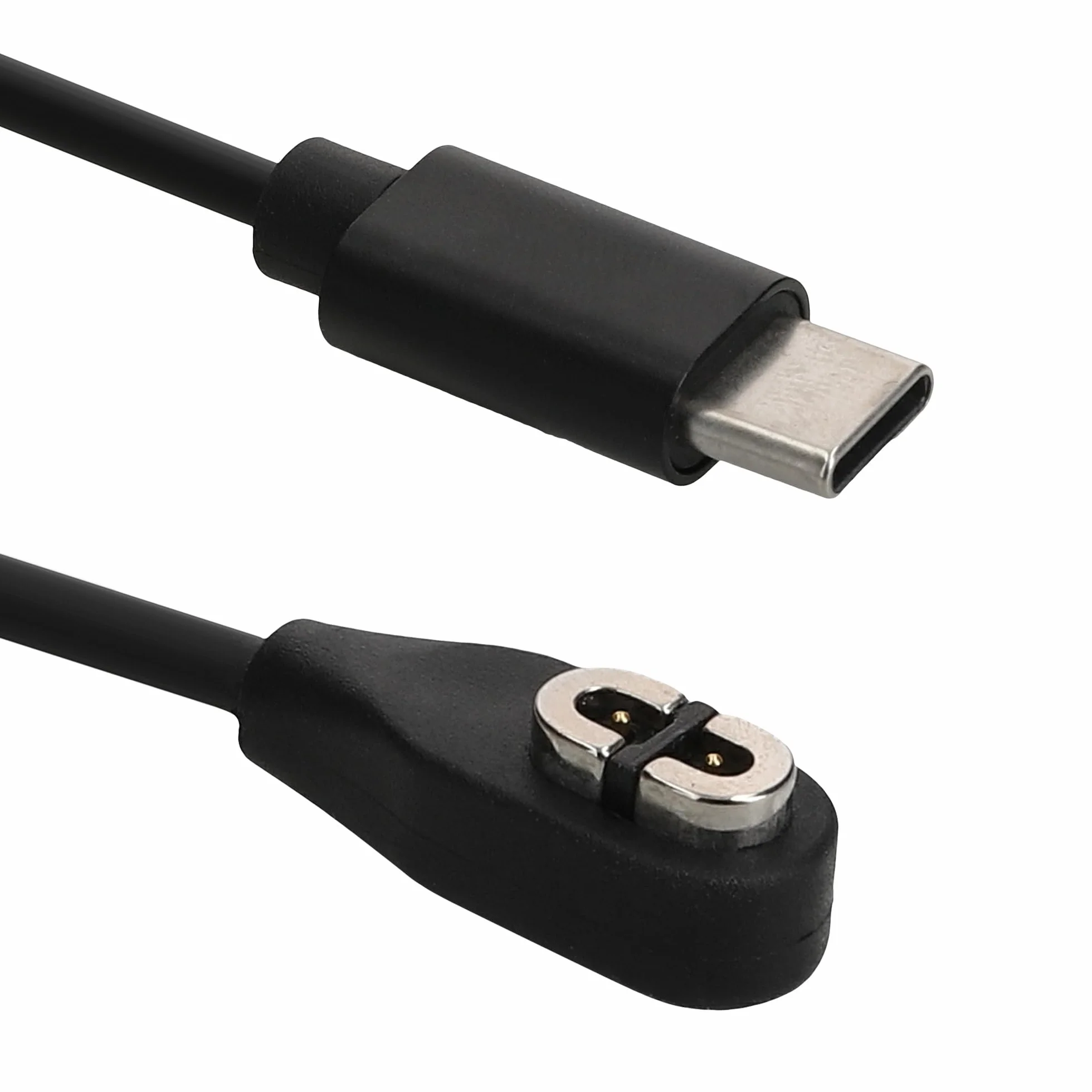 kwmobile Kabel do ładowania USB typu c kompatybilny z Shokz Aeropex AS800 / OpenRun/OpenRun Pro Mini/OpenComm ASC100SG - kabel do smartwatcha - w kolorze czarnym
