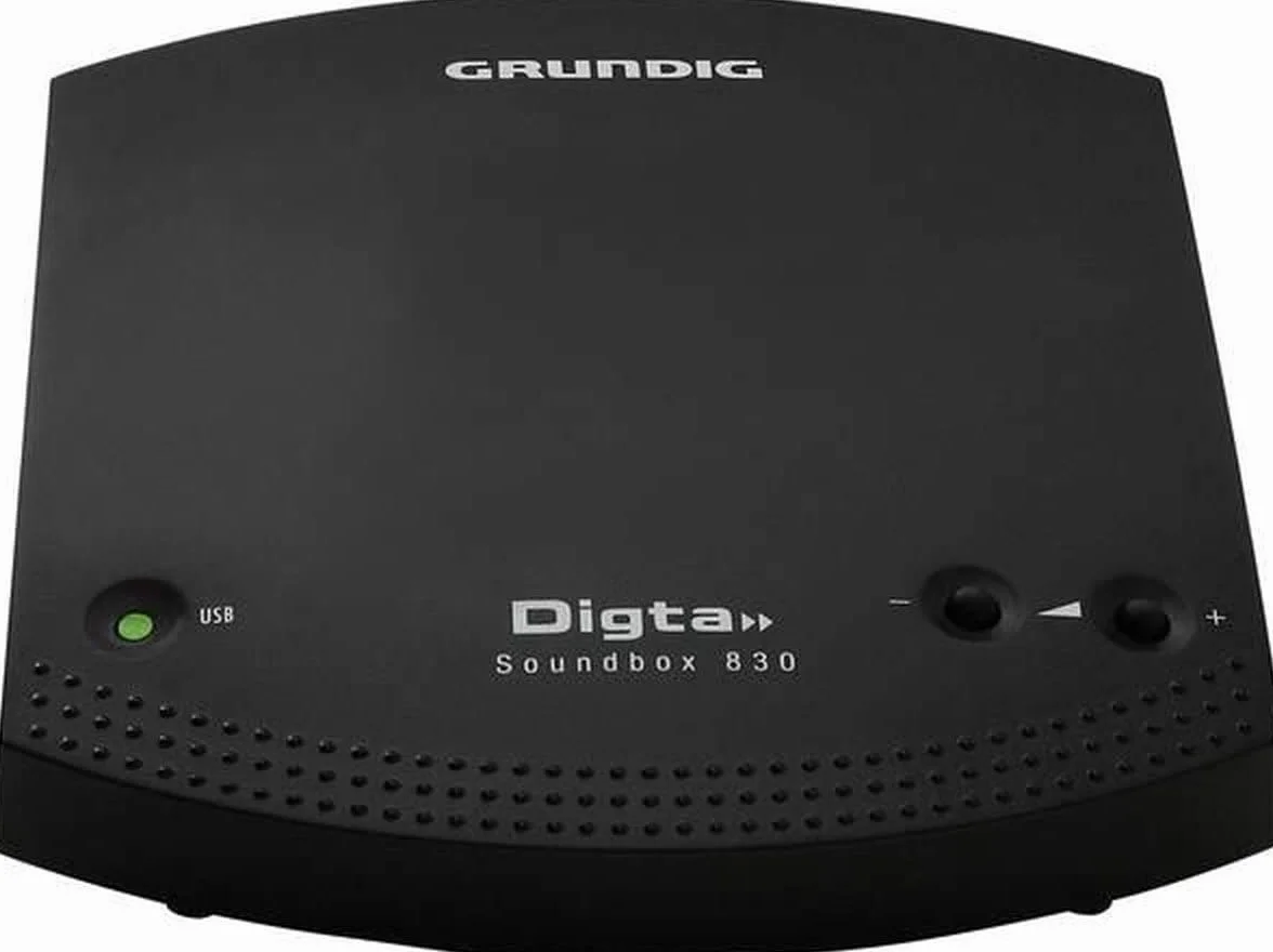 Grundig PFT1700 czarny dyktafon – dyktafon (USB, mini-USB B, 140 g, 110 mm, 124 mm, 30 mm)