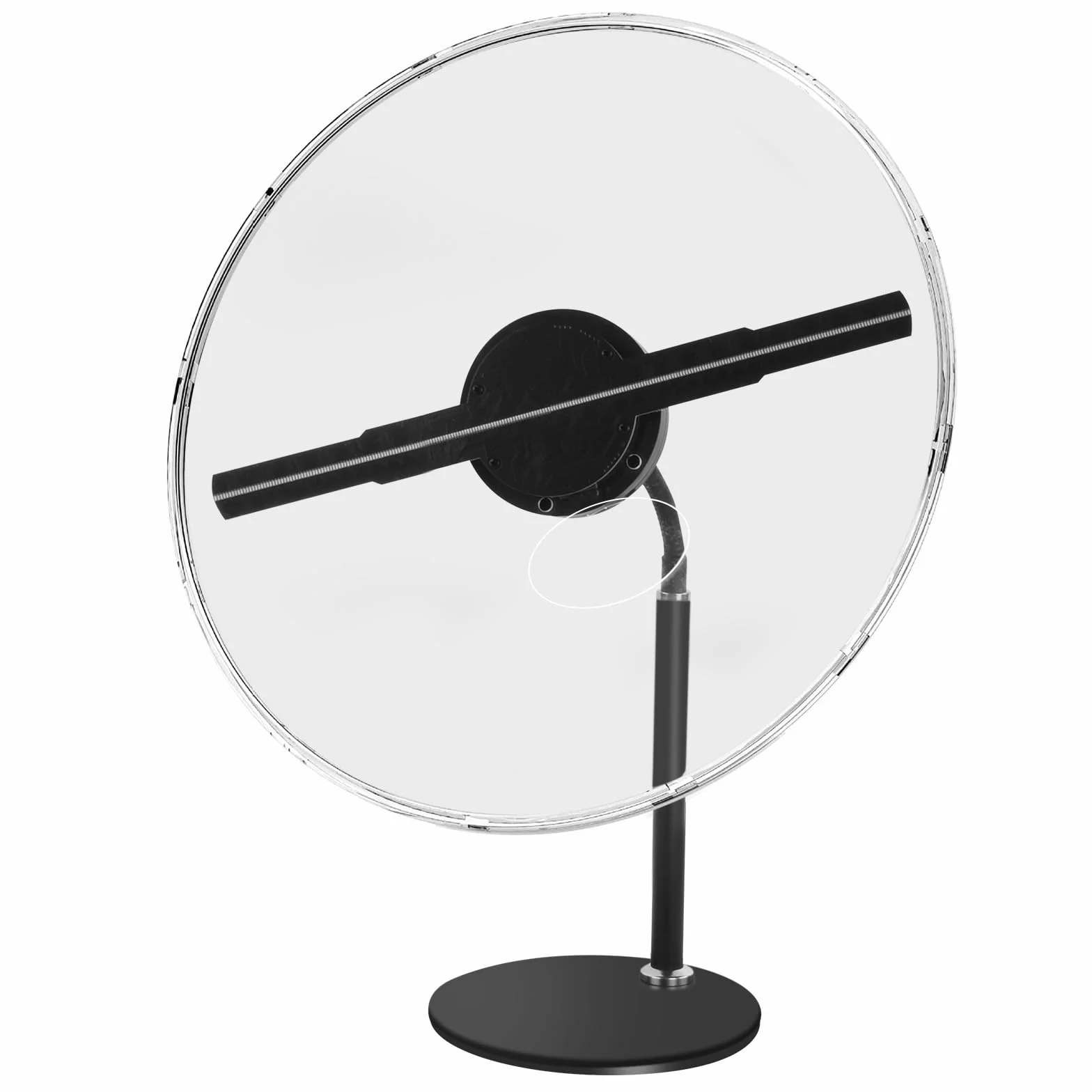 30-centymetrowa maszyna do reklamy holograficznej 3D z wentylatorem, projektorem hologramowym LED z ultracienkim ekranem zdalnego reklamy WiFi i szerokim zastosowaniem.