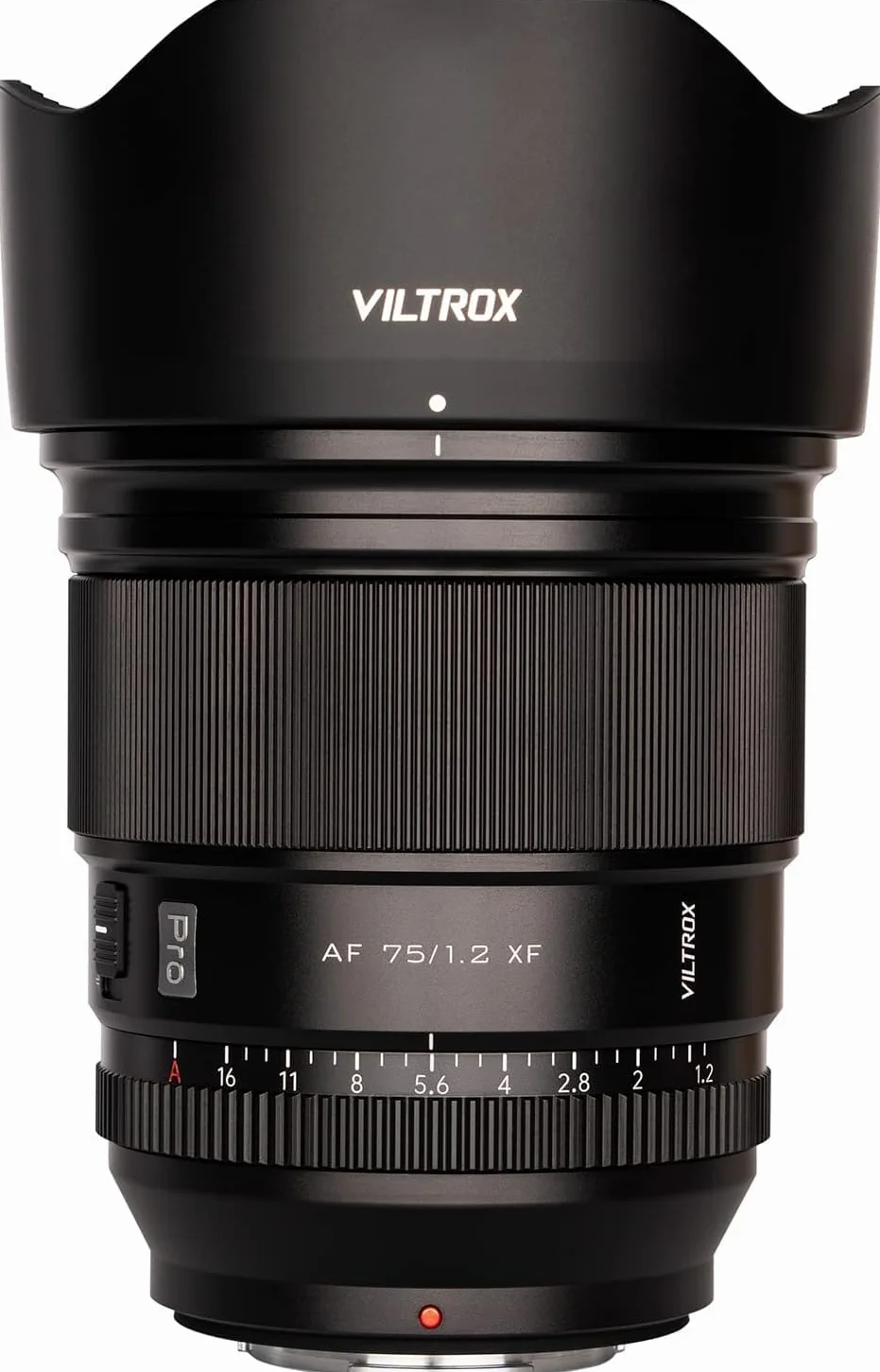 VILTROX Obiektyw AF 75 mm f/1.2 f1.2 XF Fuji X-Mount, APS-C Prime obiektyw duża przysłona do aparatu Fujifilm X Mount X-T5 X-H2 X-H2S X-T30 II X-T4 czarny