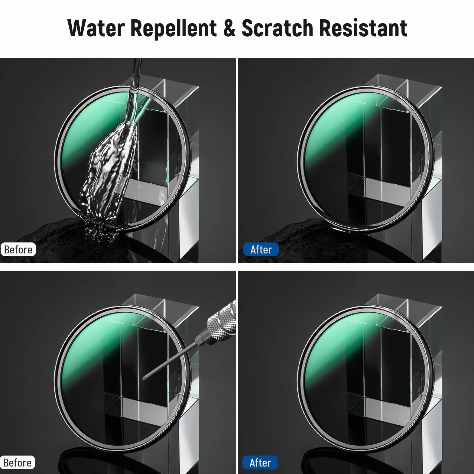 NEEWER Filtr polaryzacyjny 52 mm, 24-warstwowy, wielofunkcyjny okrągły filtr polaryzacyjny Nano MC CPL ze szkłem HD/Ultra Slim do obiektywu aparatu, redukcja odbicia, poprawa kontrastu, oślepianie