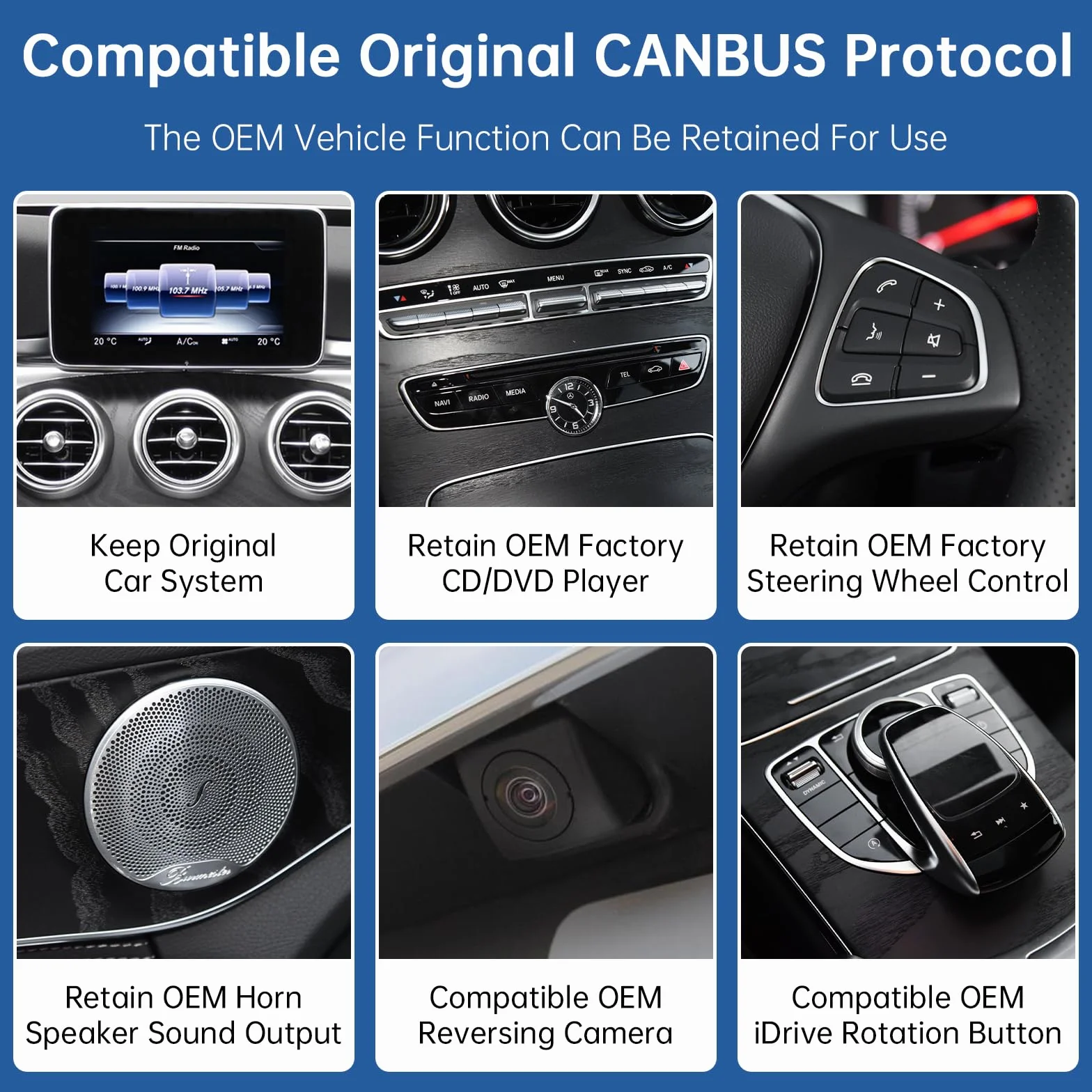 Road Top Radio samochodowe 12,3 cala Draadloze CarPlay Android Auto Touch Screen voor Mercedes Benz C GLC V Klasse W205 W447 2016-2018 Jaar met NTG5.0, Ondersteuning Mirrorlink | W205 W447 z NTG5.0/5.1/5.2 (2016-2018), ekran dotykowy Linux z ultrawąskim,