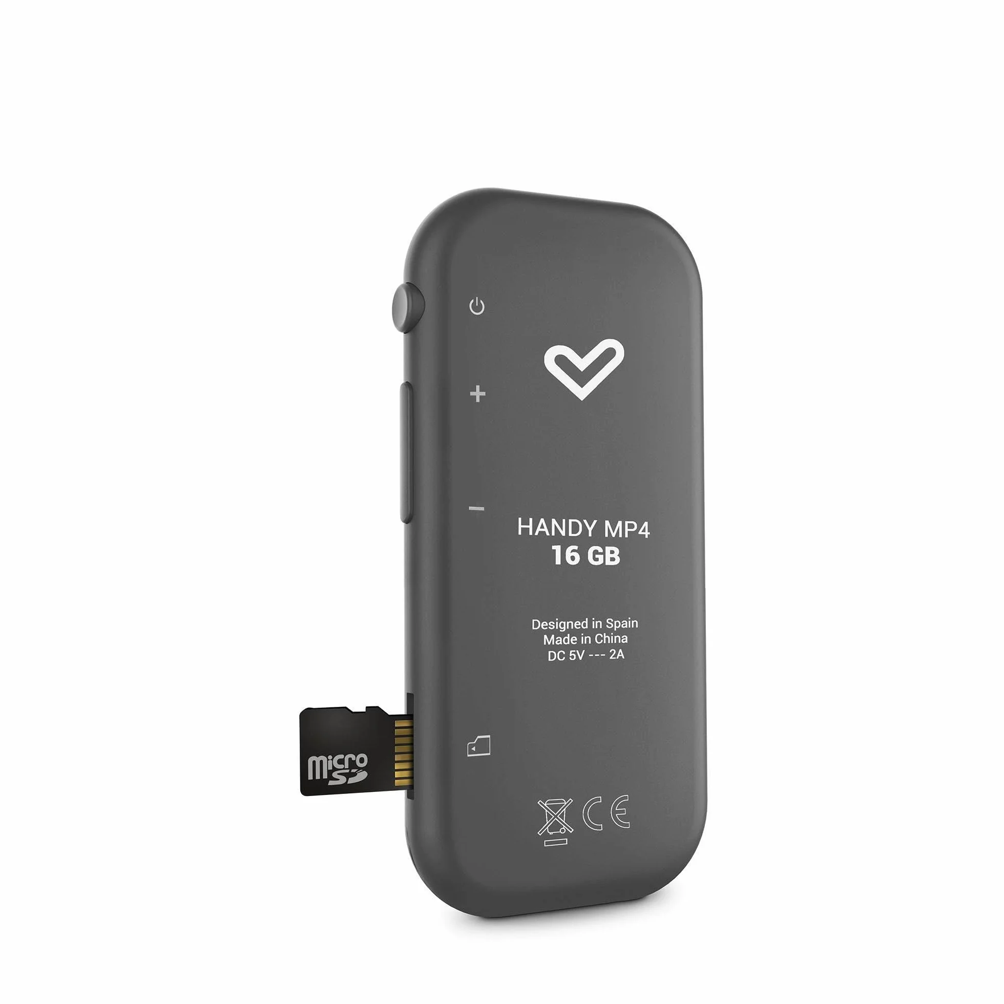 Energy Sistem Handy Odtwarzacz MP4 (16GB, Bluetooth, Wbudowane radio FM, microSD 128GB) Szary