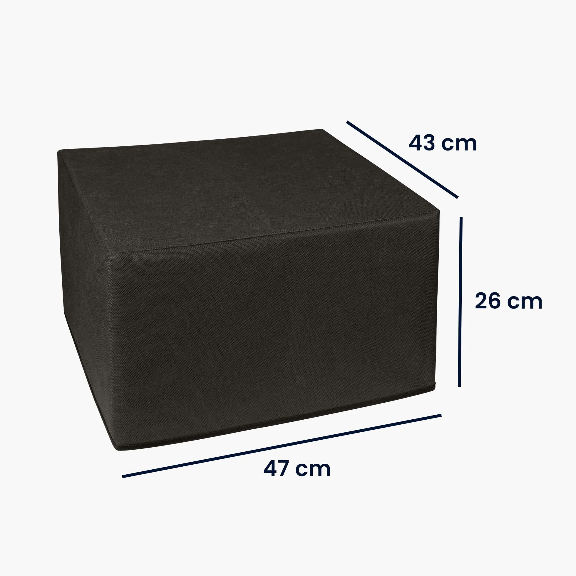 kwmobile Osłona przeciwpyłowa kompatybilna z Brother HL-L3210CW / HL-L3230CDW LED - etui do drukarki - pokrowiec ochronny z tkaniny, ciemnoszary